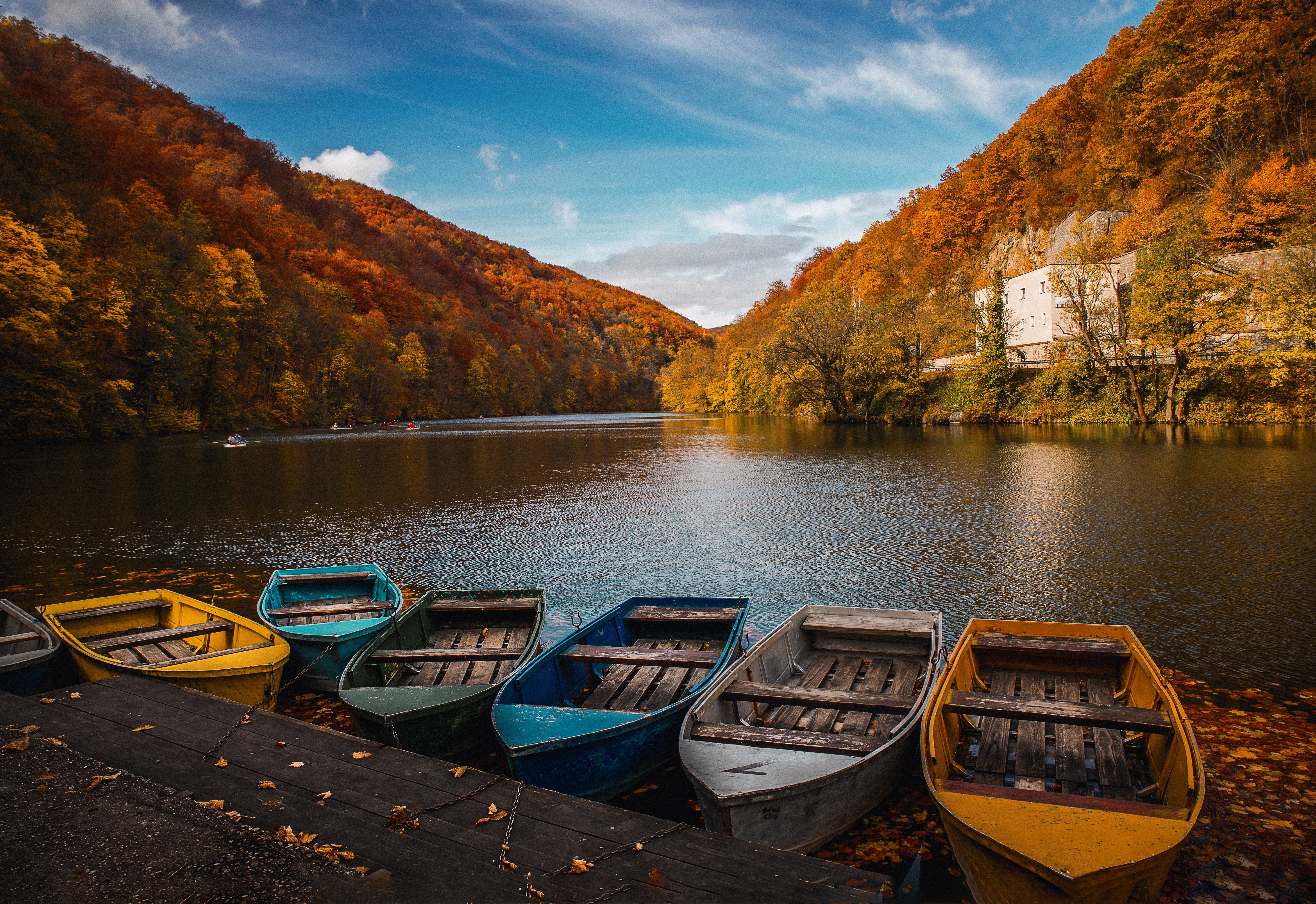 boats, lake, photography, hd, 4k, 5k, HD Wallpaper