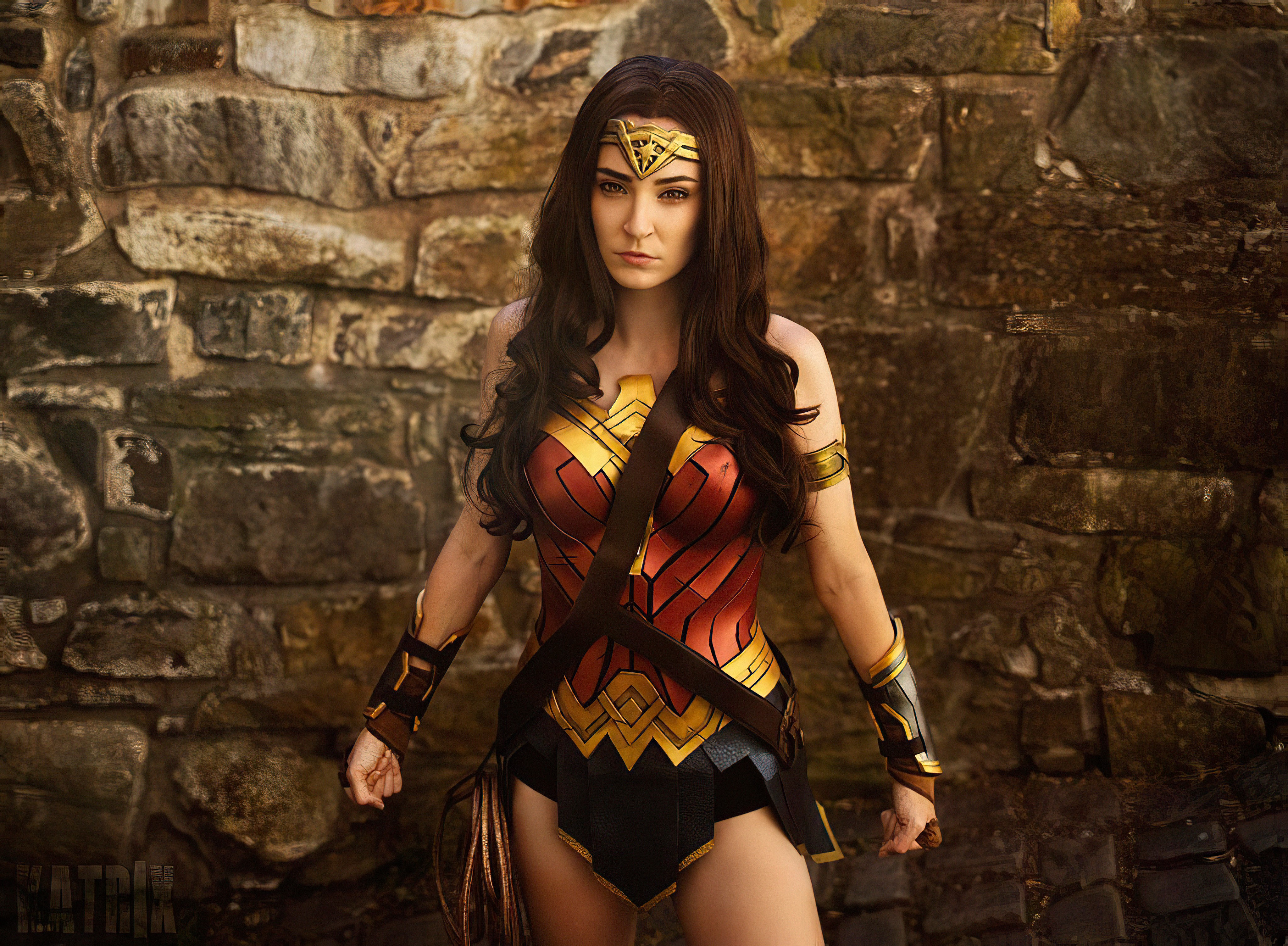 wonder woman, hd, 4k, superheroes, cosplay, HD Wallpaper