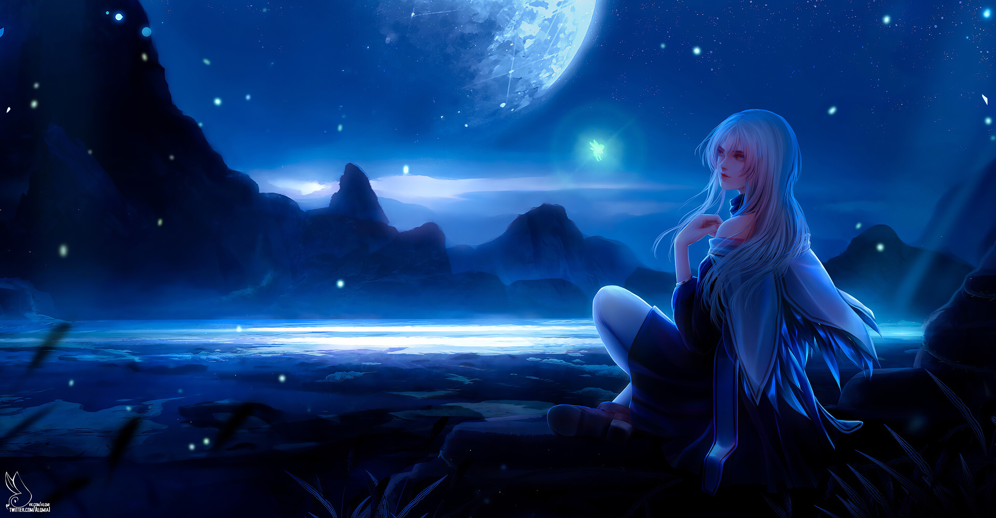 anime girl, anime, artist, artwork, digital art, hd, 4k, artstation, HD Wallpaper