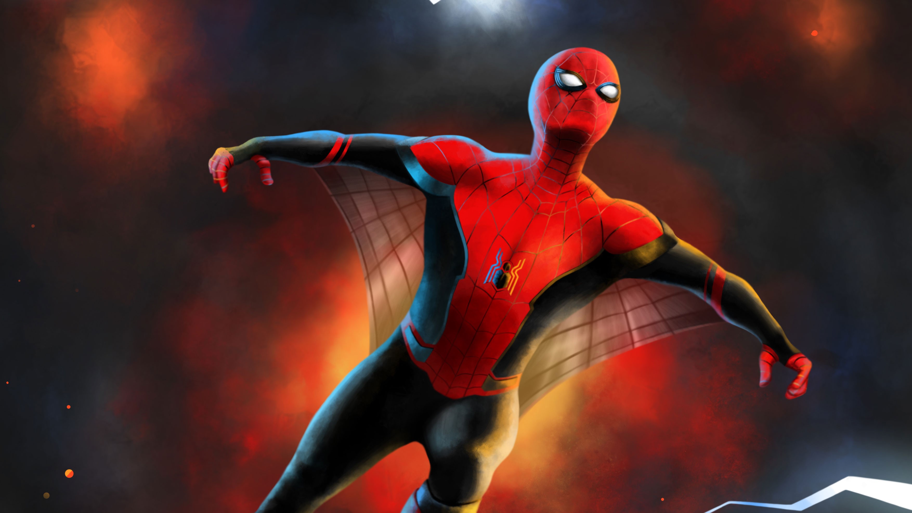 spiderman, hd, 4k, superheroes, artwork, digital art, art, HD Wallpaper