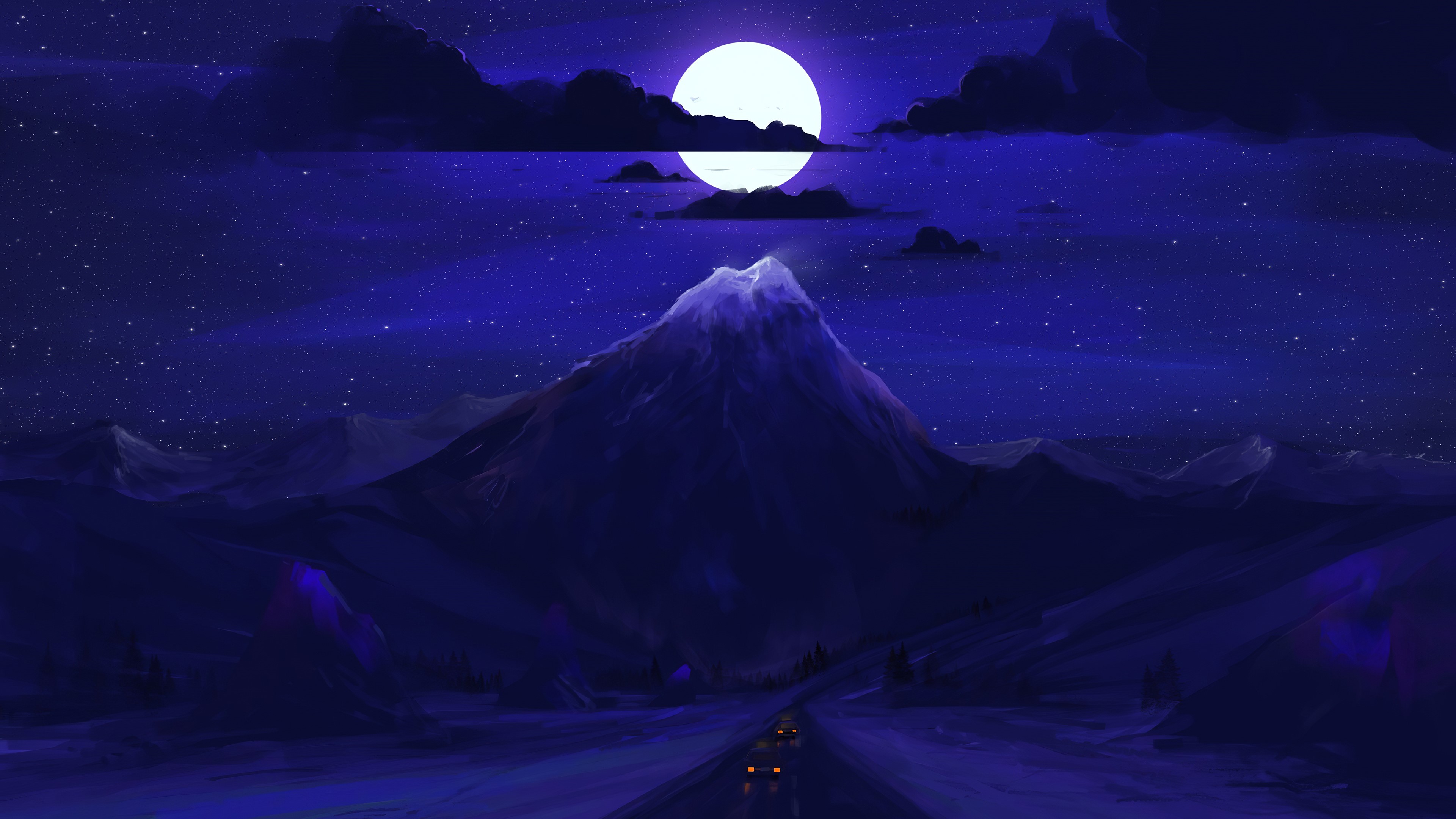 moon, artist, artwork, digital art, hd, 4k, deviantart, HD Wallpaper
