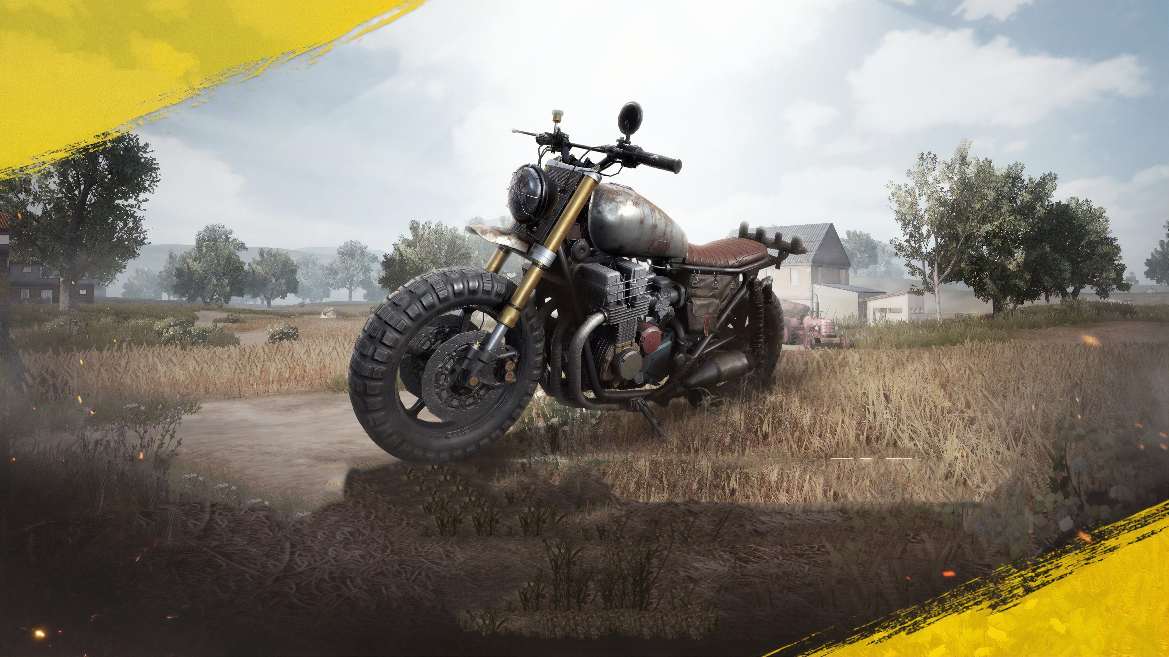 pubg, ps games, playerunknowns battlegrounds, 2019 games, games, hd, 4k, bike, HD Wallpaper