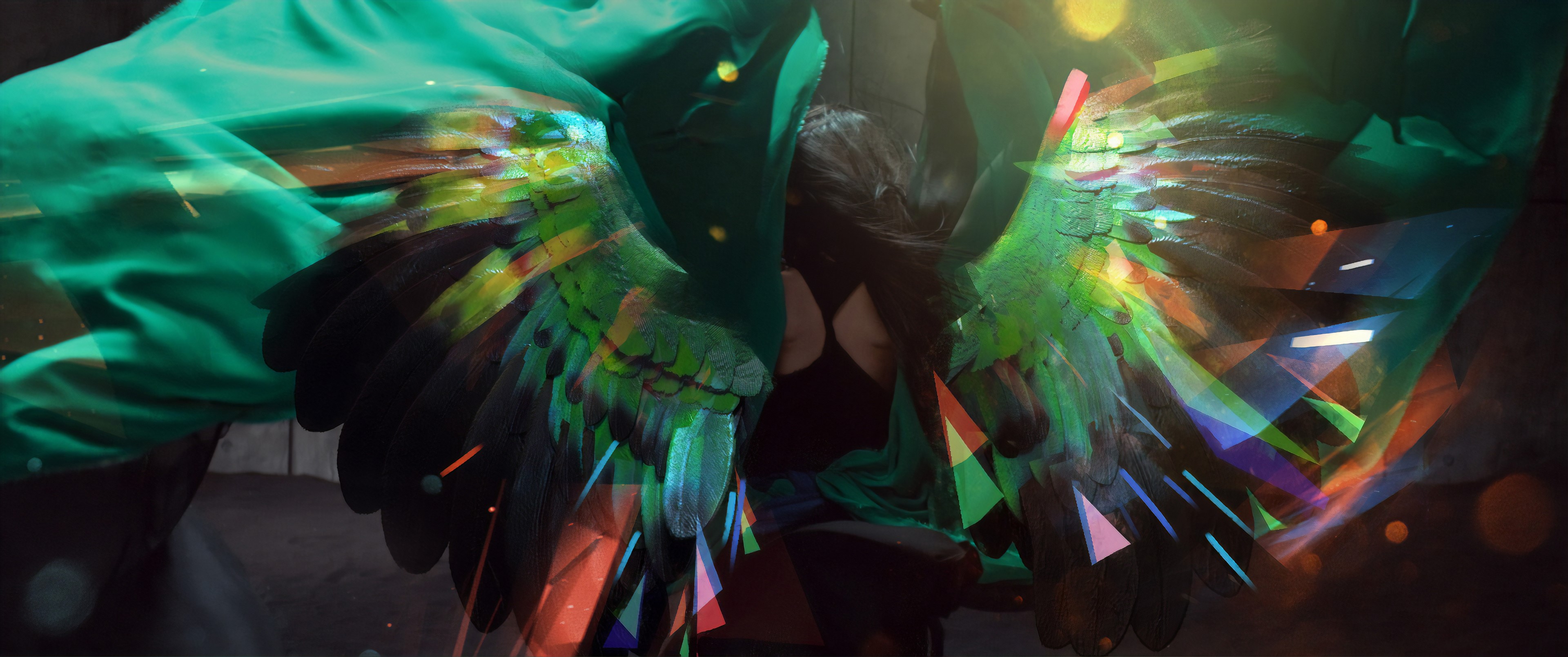 wings, angel, artist, artwork, digital art, hd, behance, 4k, HD Wallpaper