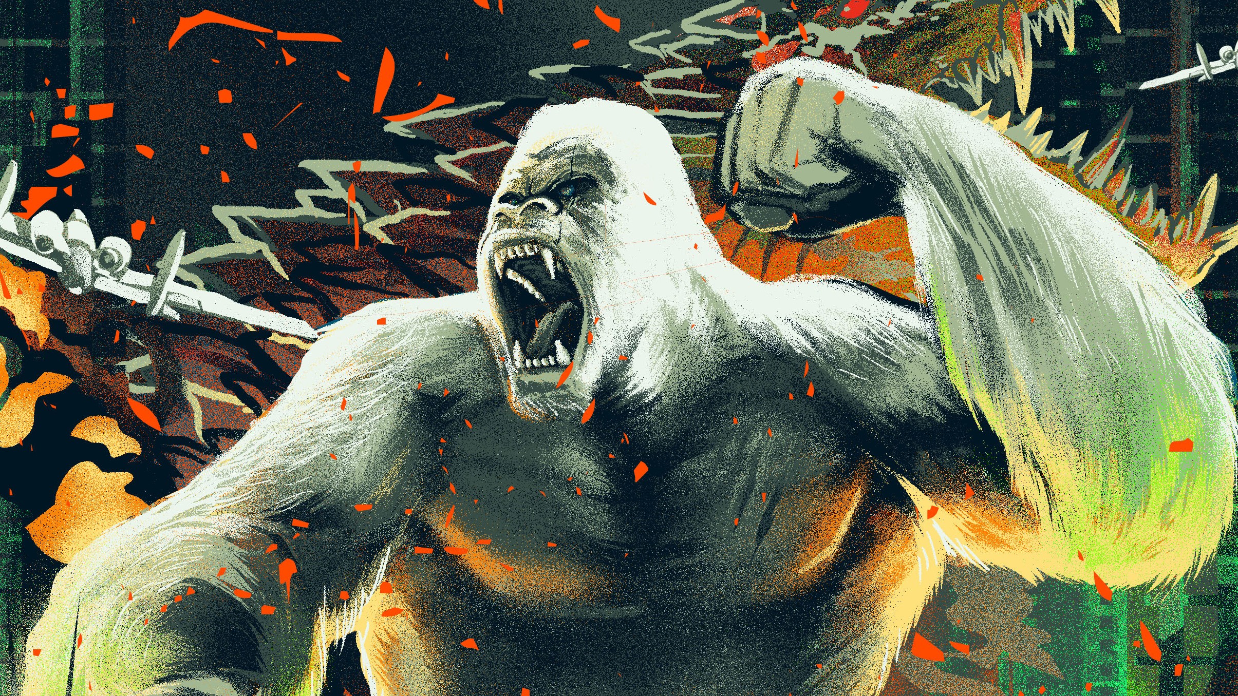rampage, dwayne johnson, 2018 movies, movies, hd, 4k, poster, HD Wallpaper