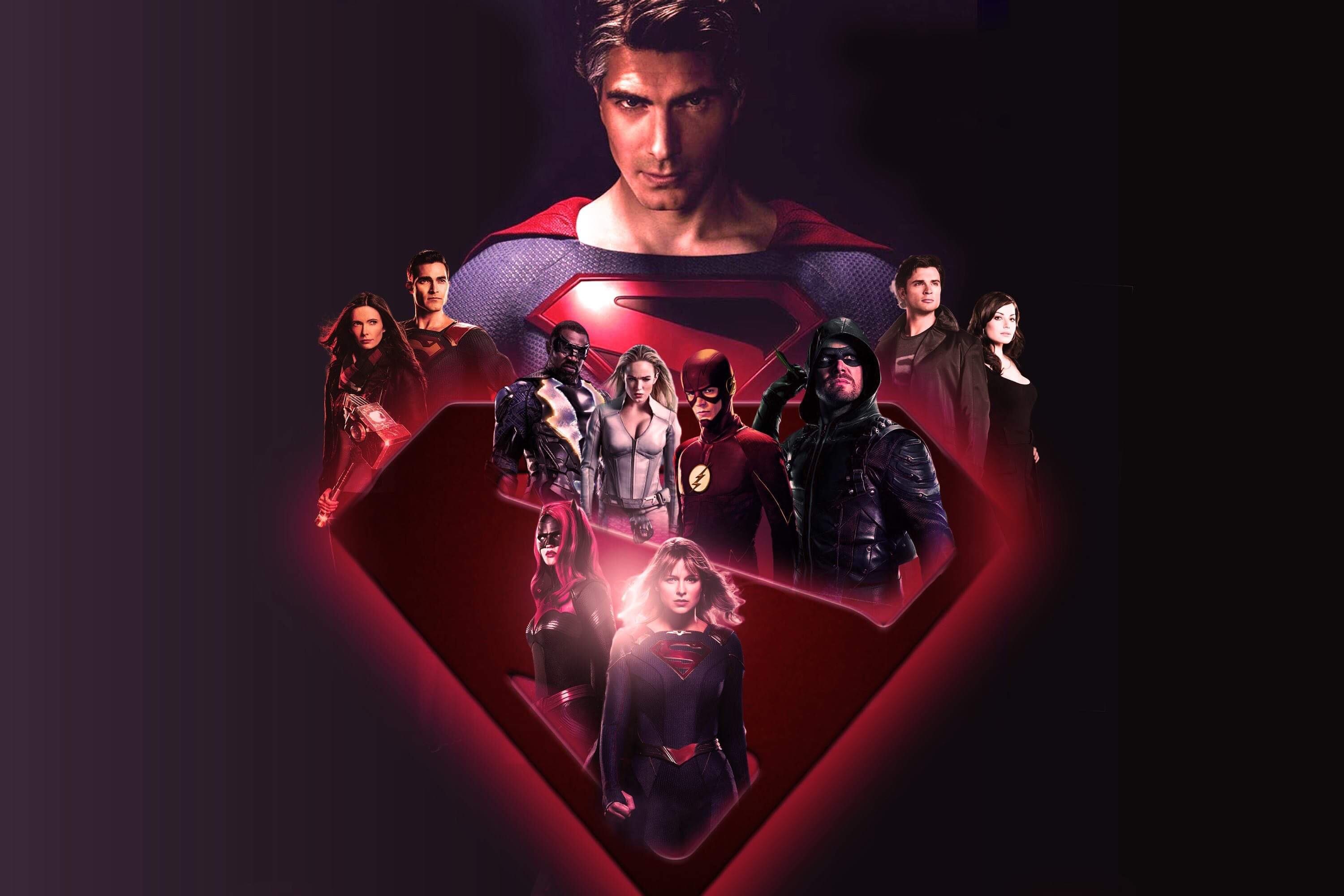 tv shows, hd, 4k, superman, batwoman, flash, arrow, HD Wallpaper