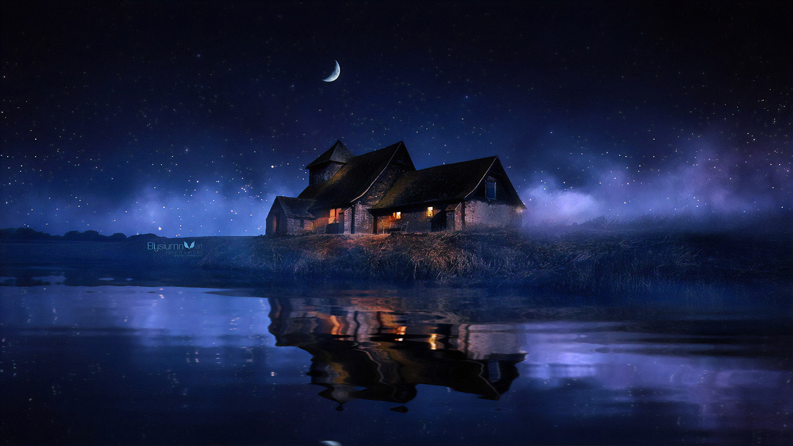 house, artist, artwork, digital art, hd, artstation, HD Wallpaper