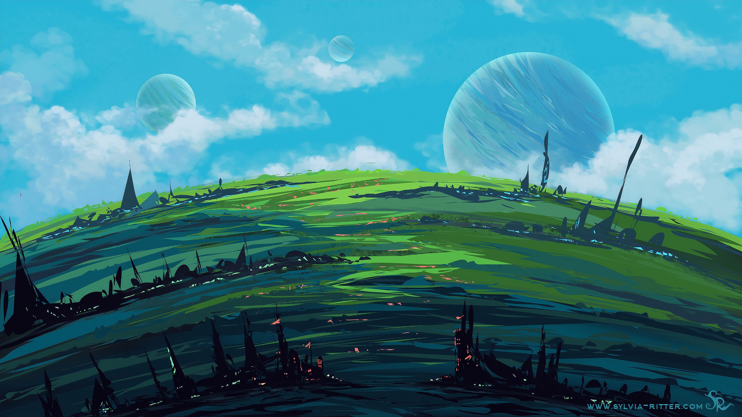 landscape, artist, artwork, digital art, hd, deviantart, HD Wallpaper