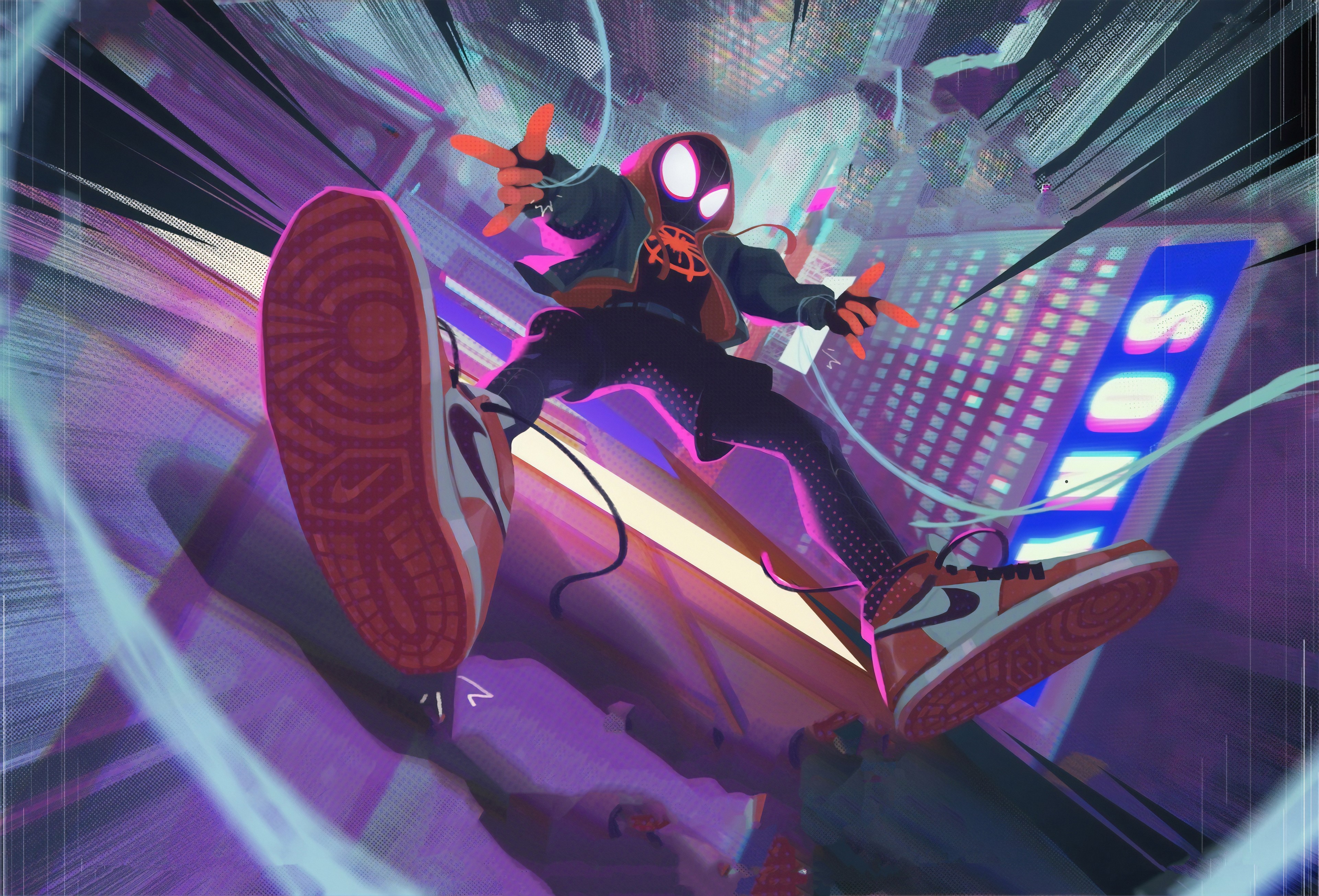 spiderman, hd, 4k, superheroes, artwork, digital art, art, artstation, HD Wallpaper