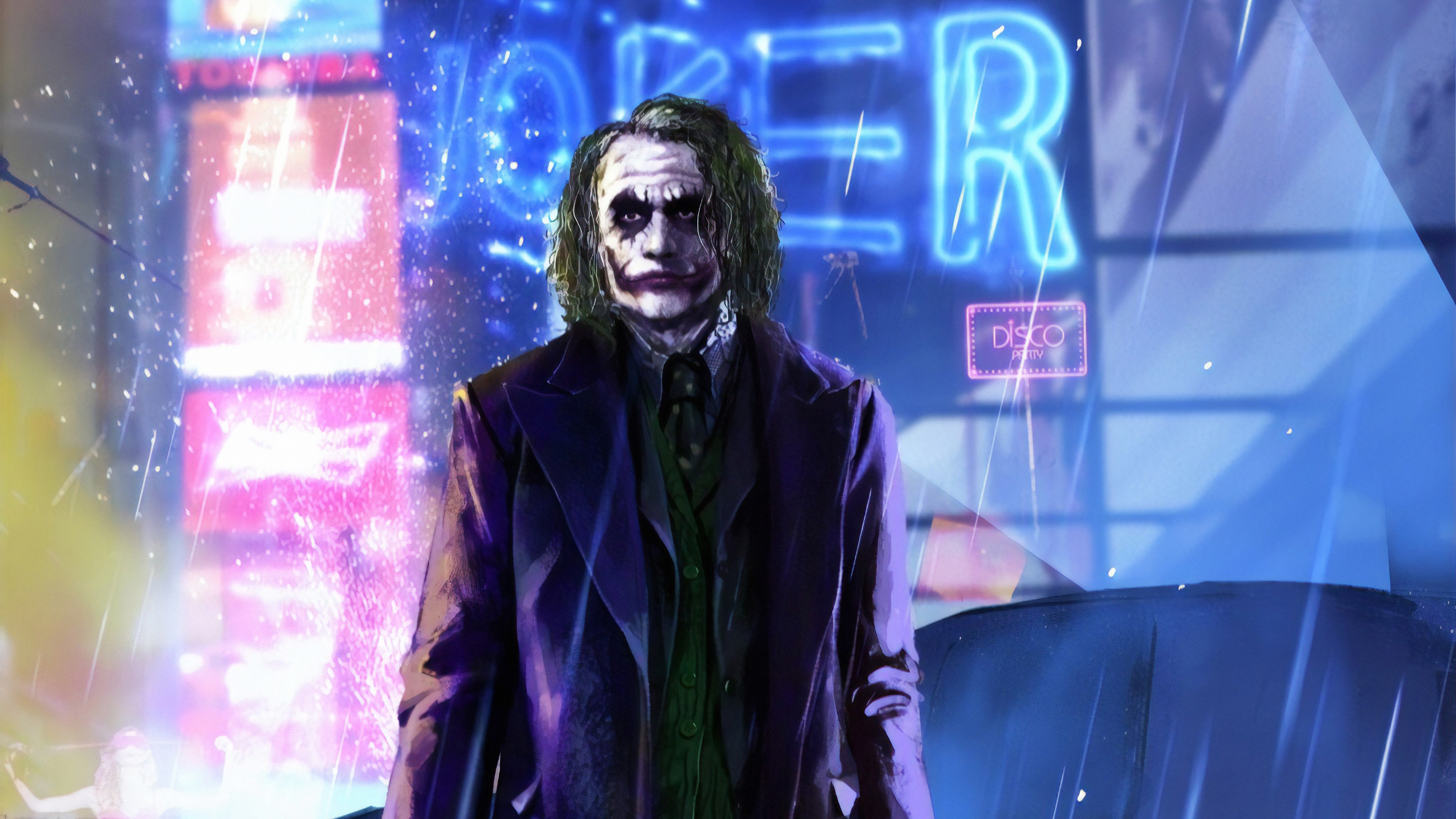 batman, joker, hd, 4k, superheroes, dc comics, artstation, HD Wallpaper