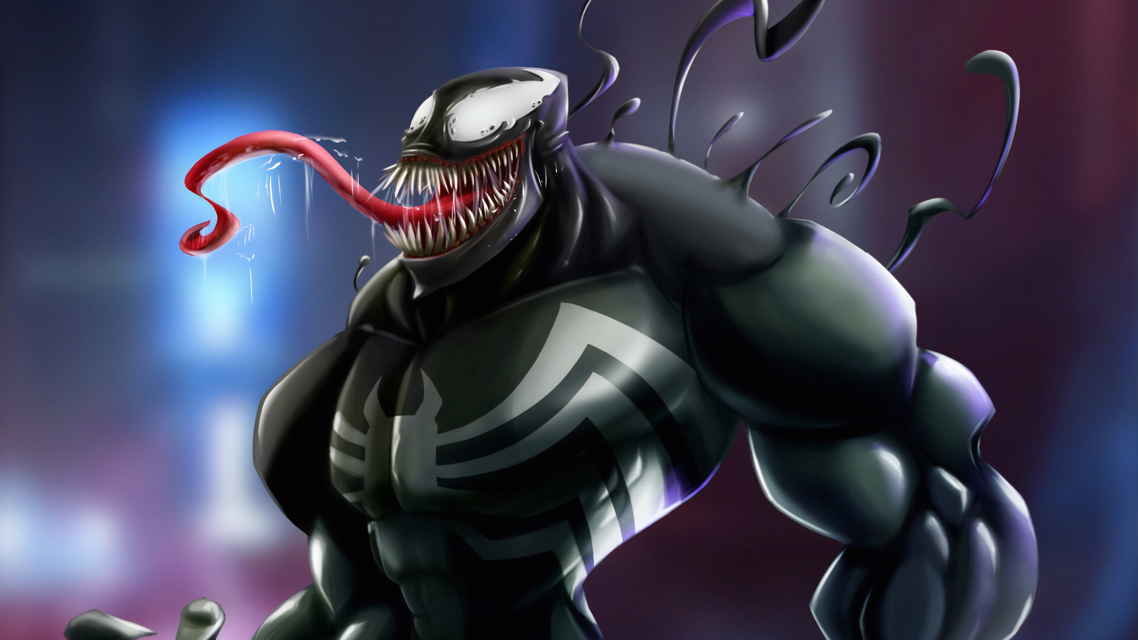 venom, hd, 4k, superheroes, digital art, artwork, HD Wallpaper
