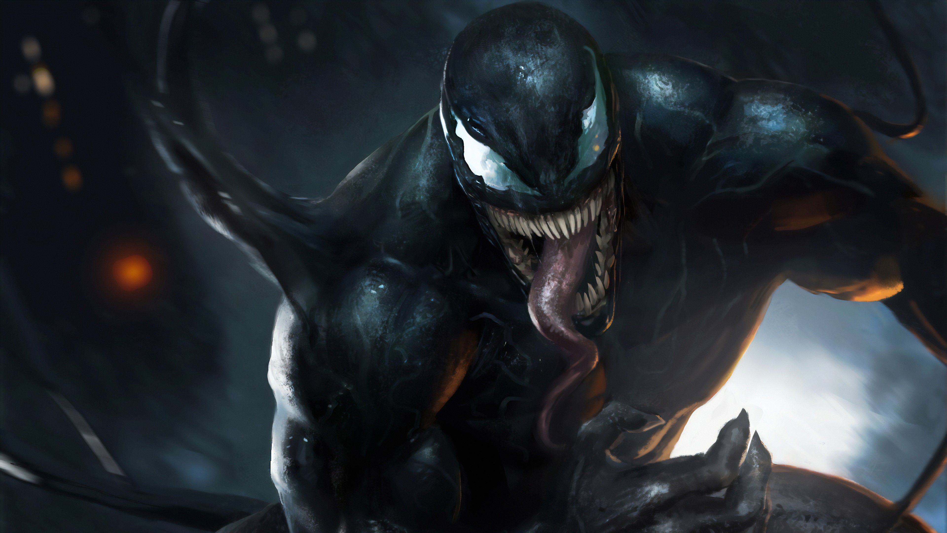 venom, hd, 4k, superheroes, digital art, artwork, artstation, HD Wallpaper