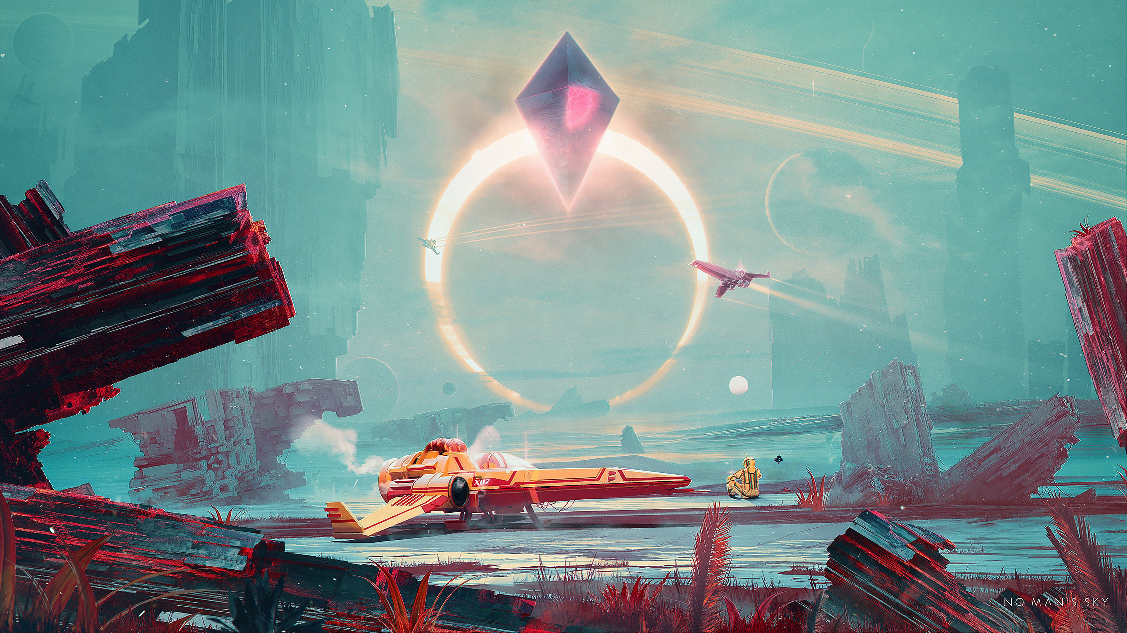 no mans sky, games, hd, 4k, 2019 games, deviantart, HD Wallpaper