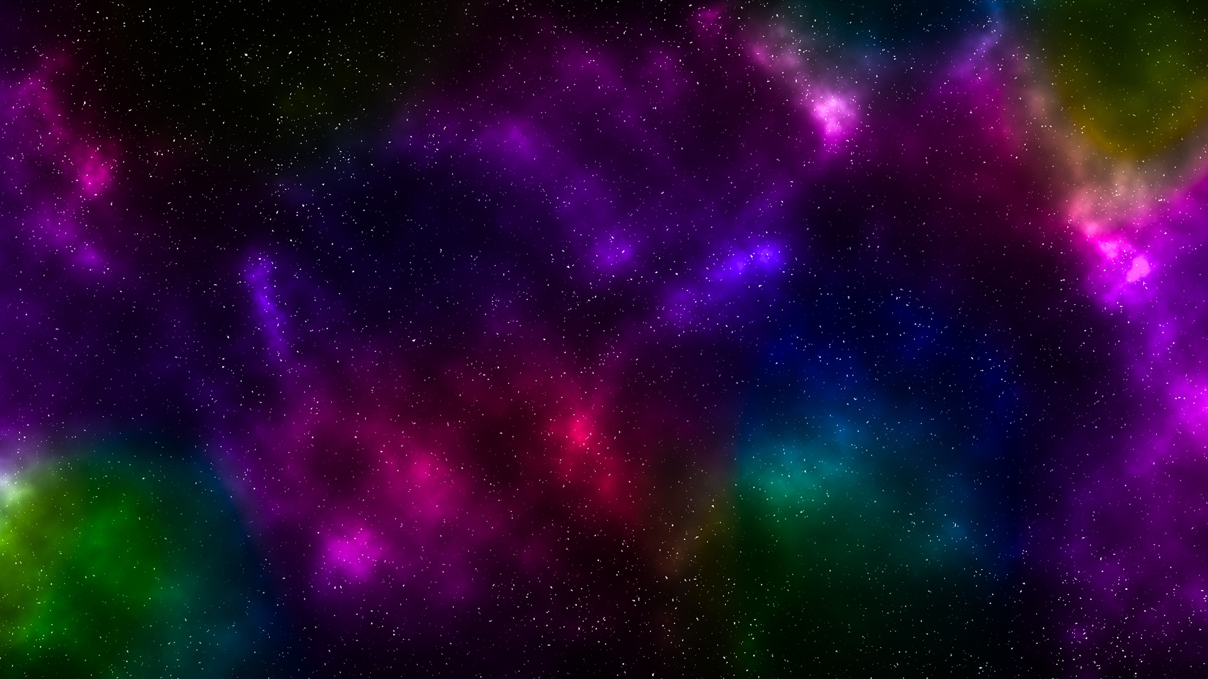 abstract, digital art, hd, 4k, space, stars, HD Wallpaper