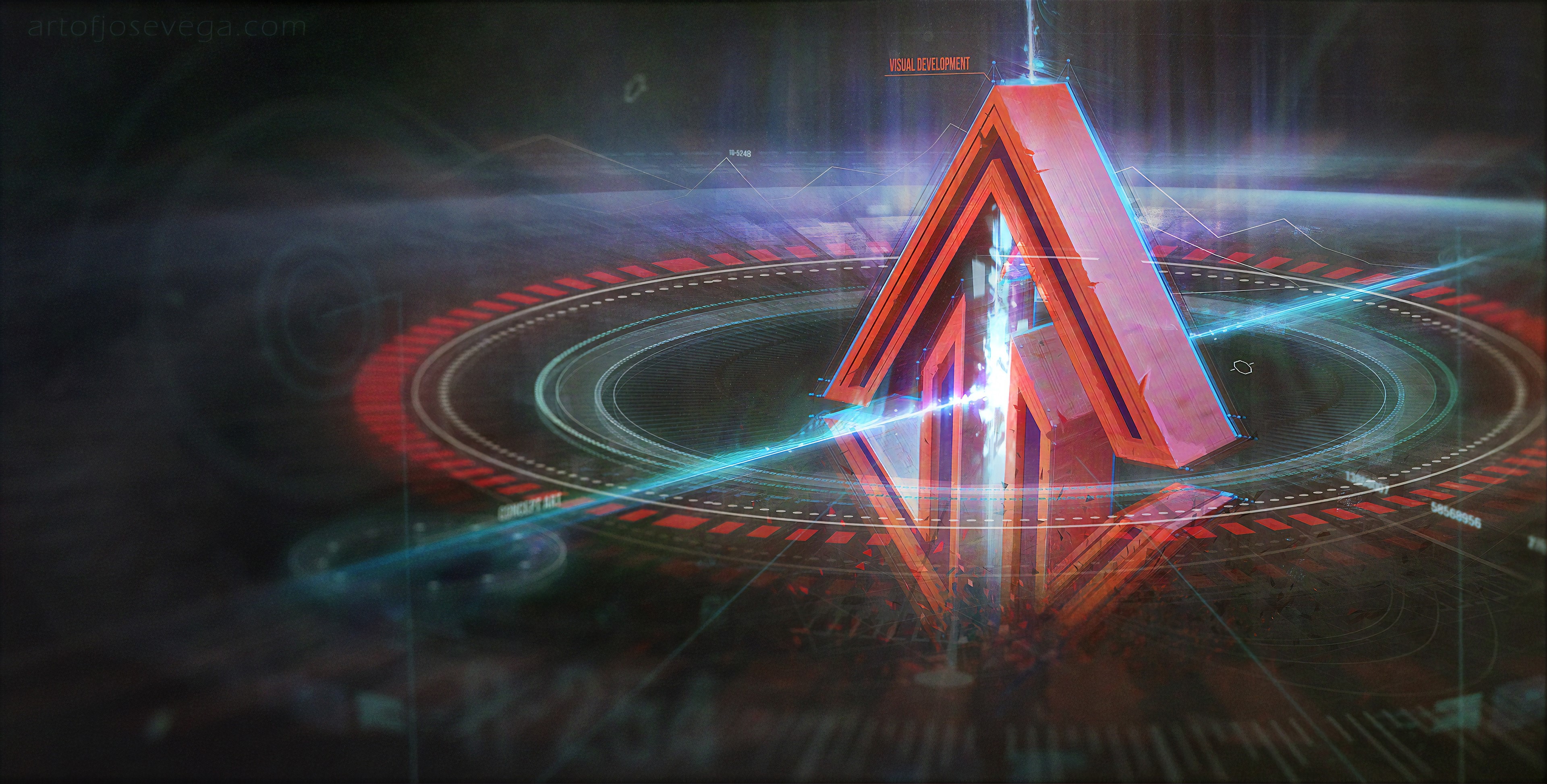 abstract, fractal, digital art, hd, 4k, deviantart, HD Wallpaper
