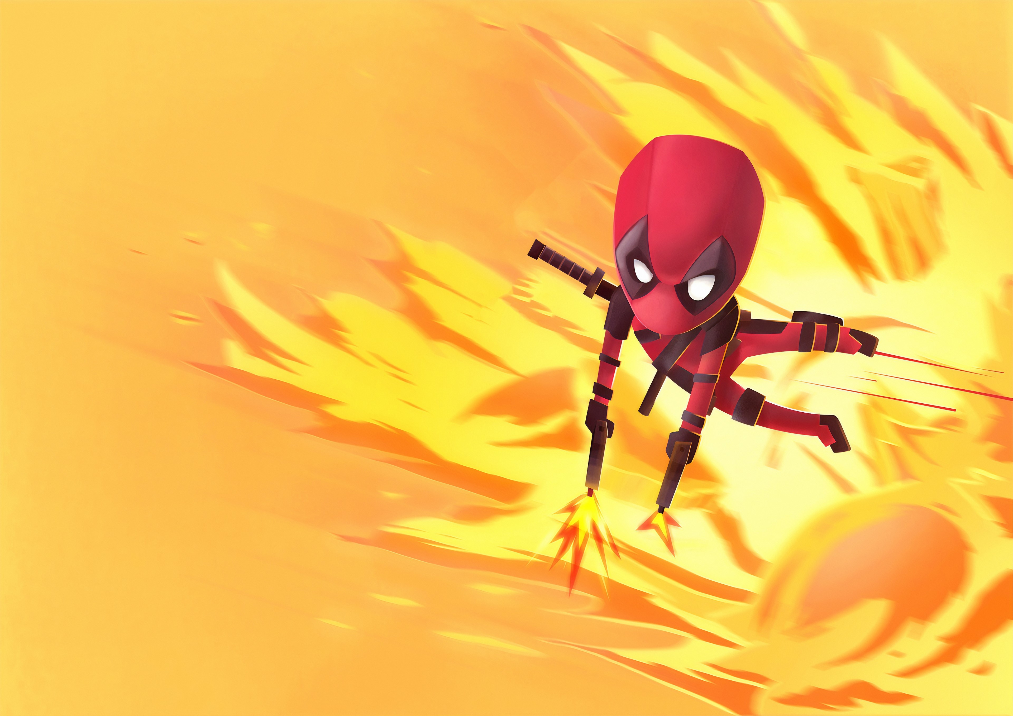 deadpool, hd, 4k, superheroes, artwork, behance, HD Wallpaper