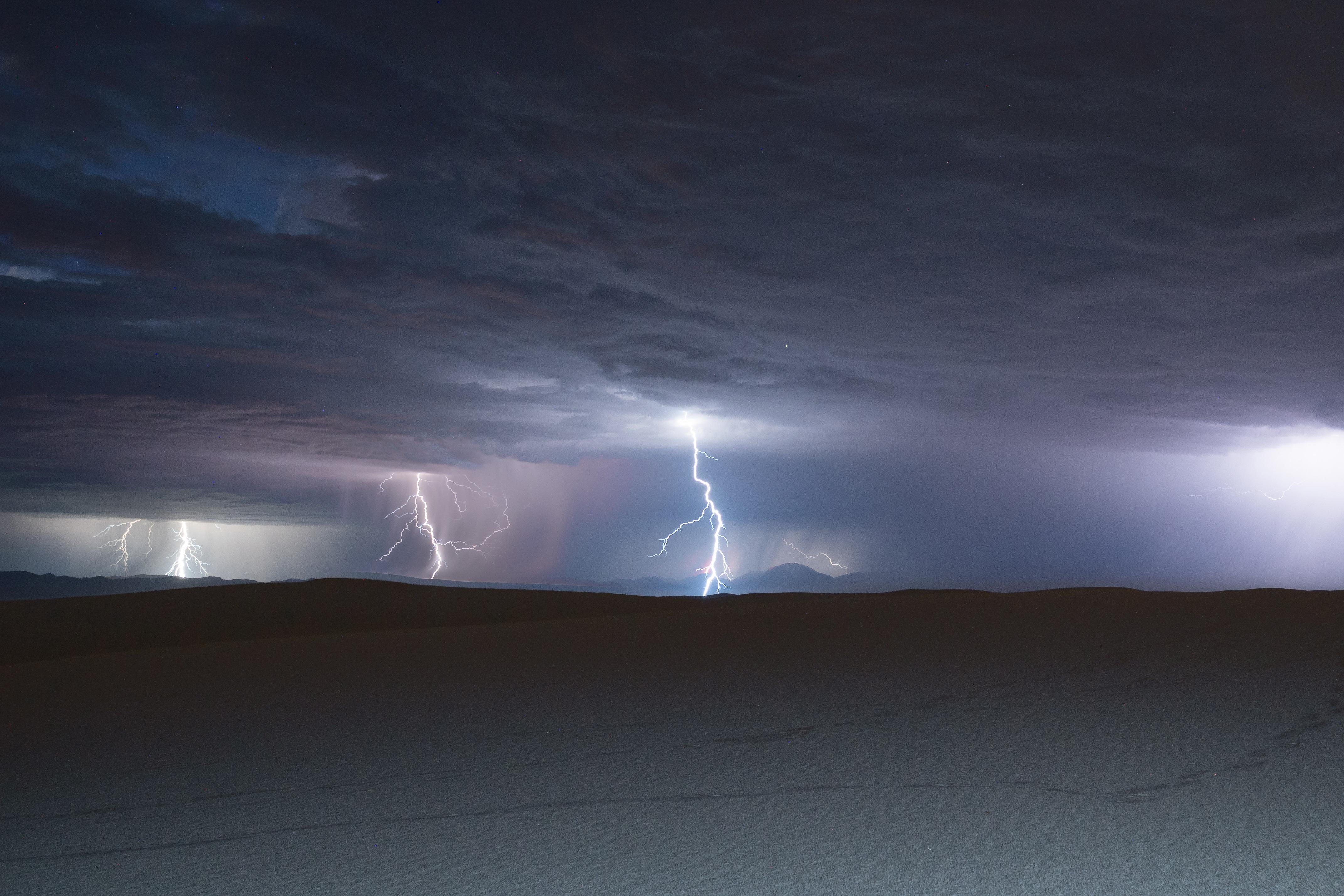 lightning, nature, hd, 4k, sky, HD Wallpaper