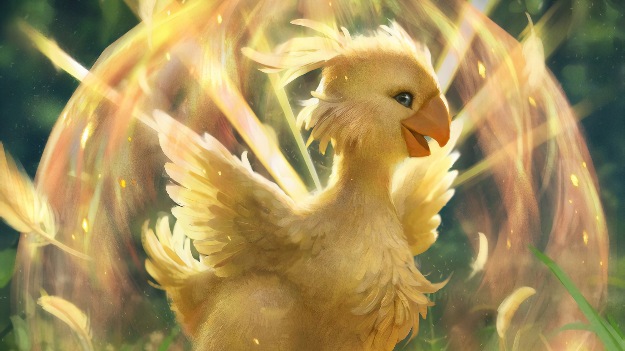 bird, final fantasy, games, hd, 4k, deviantart, HD Wallpaper