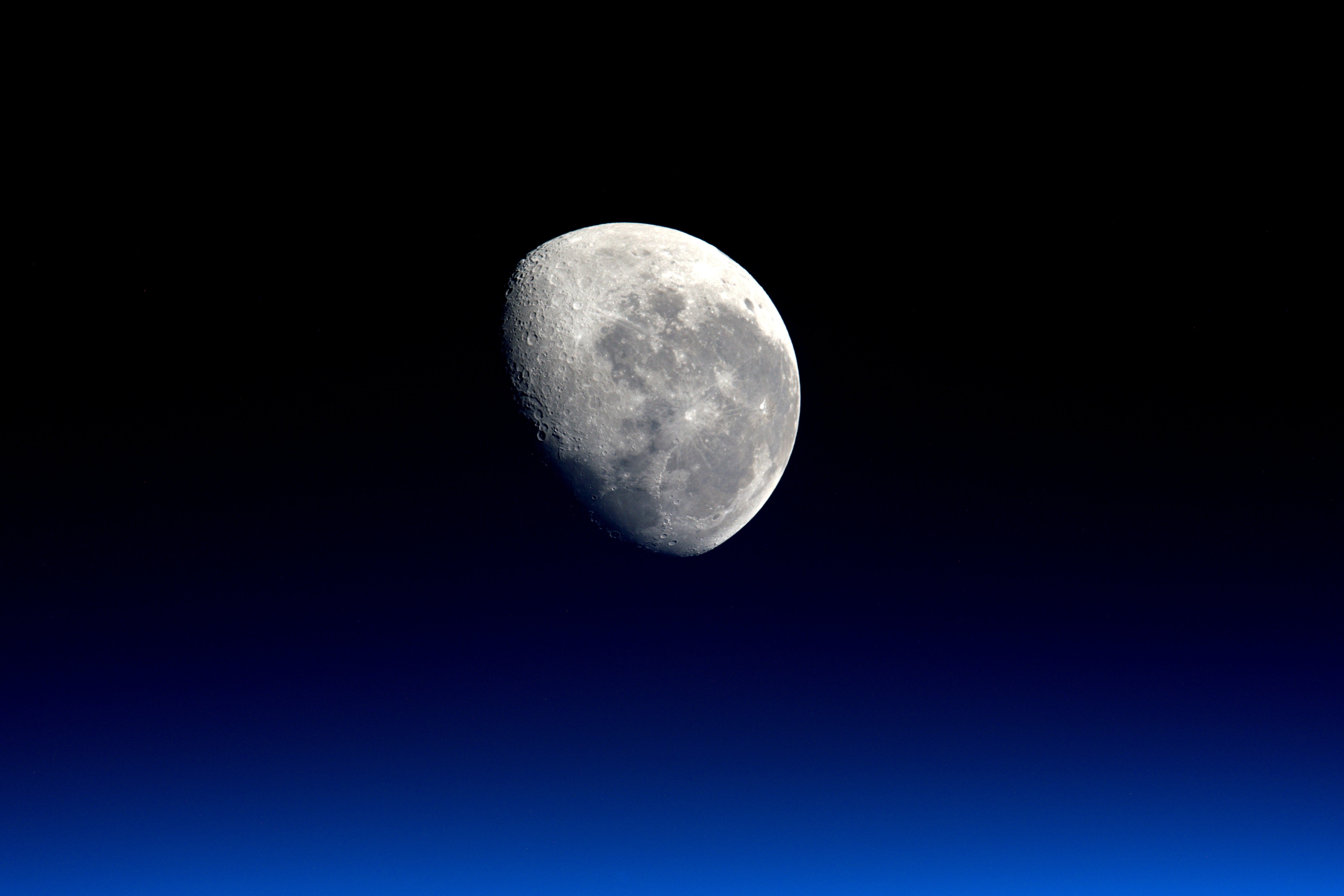 moon, sky, space, hd, 4k, 5k, nasa, HD Wallpaper