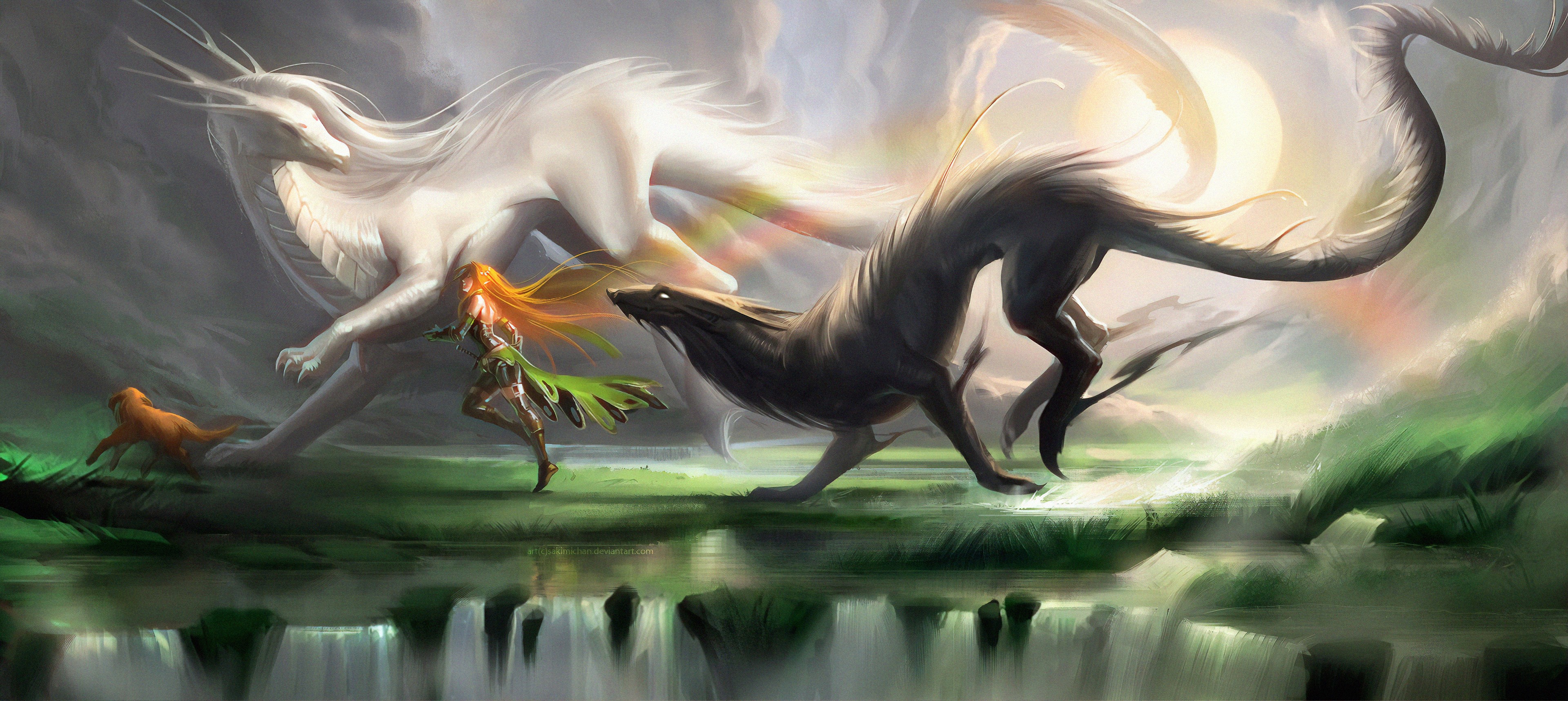 artist, artwork, digital art, hd, 4k, deviantart, creature, HD Wallpaper