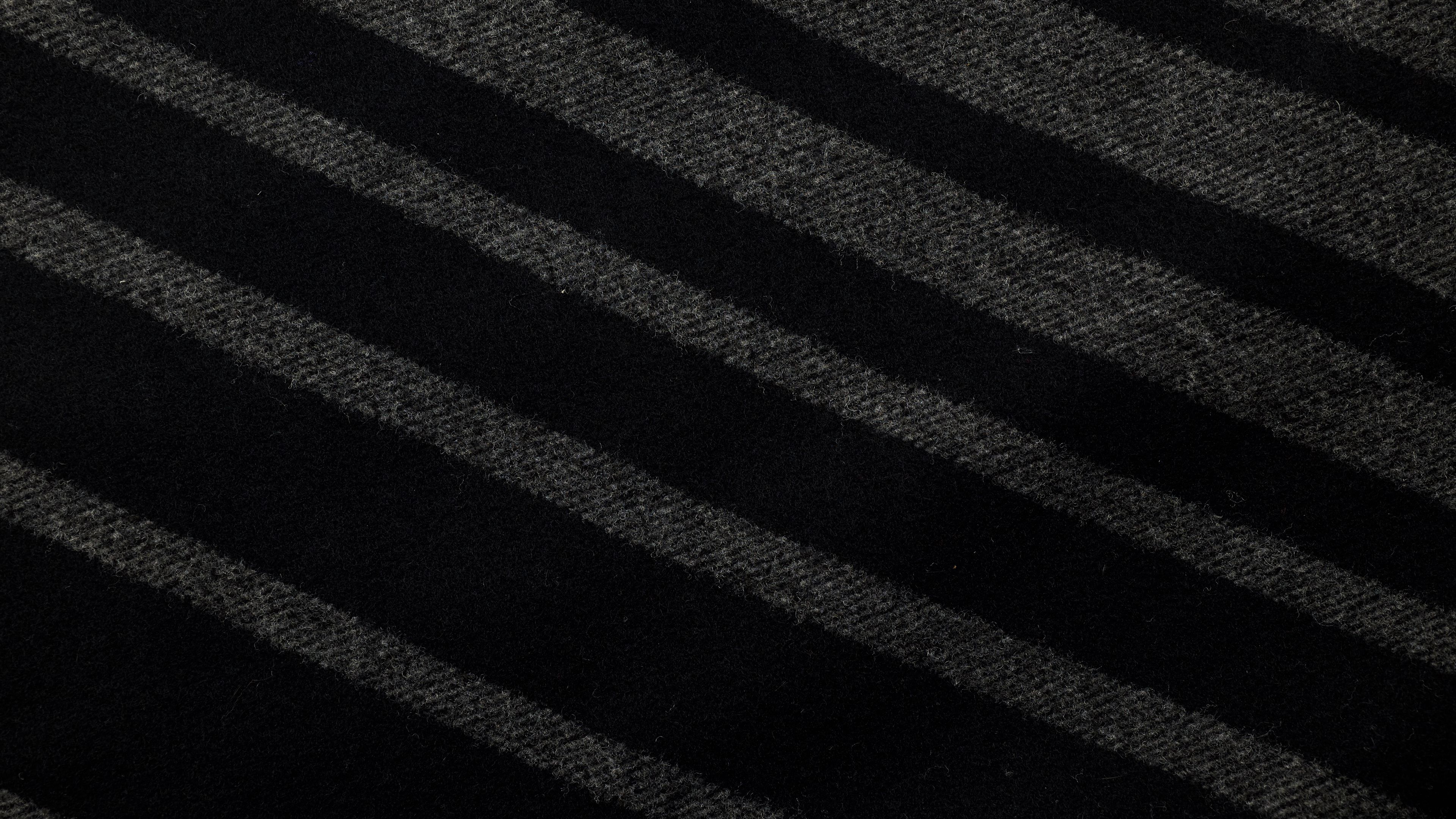 cloth, stripes, lines, gray, 4k, HD Wallpaper
