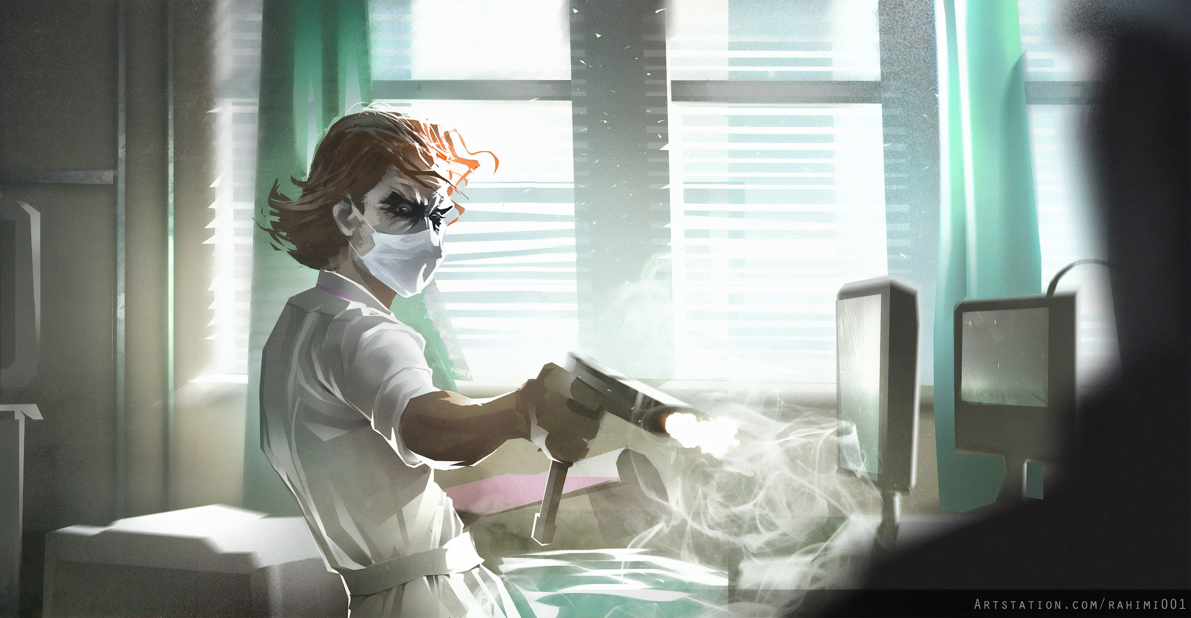 joker, hd, 4k, superheroes, dc comics, artstation, HD Wallpaper