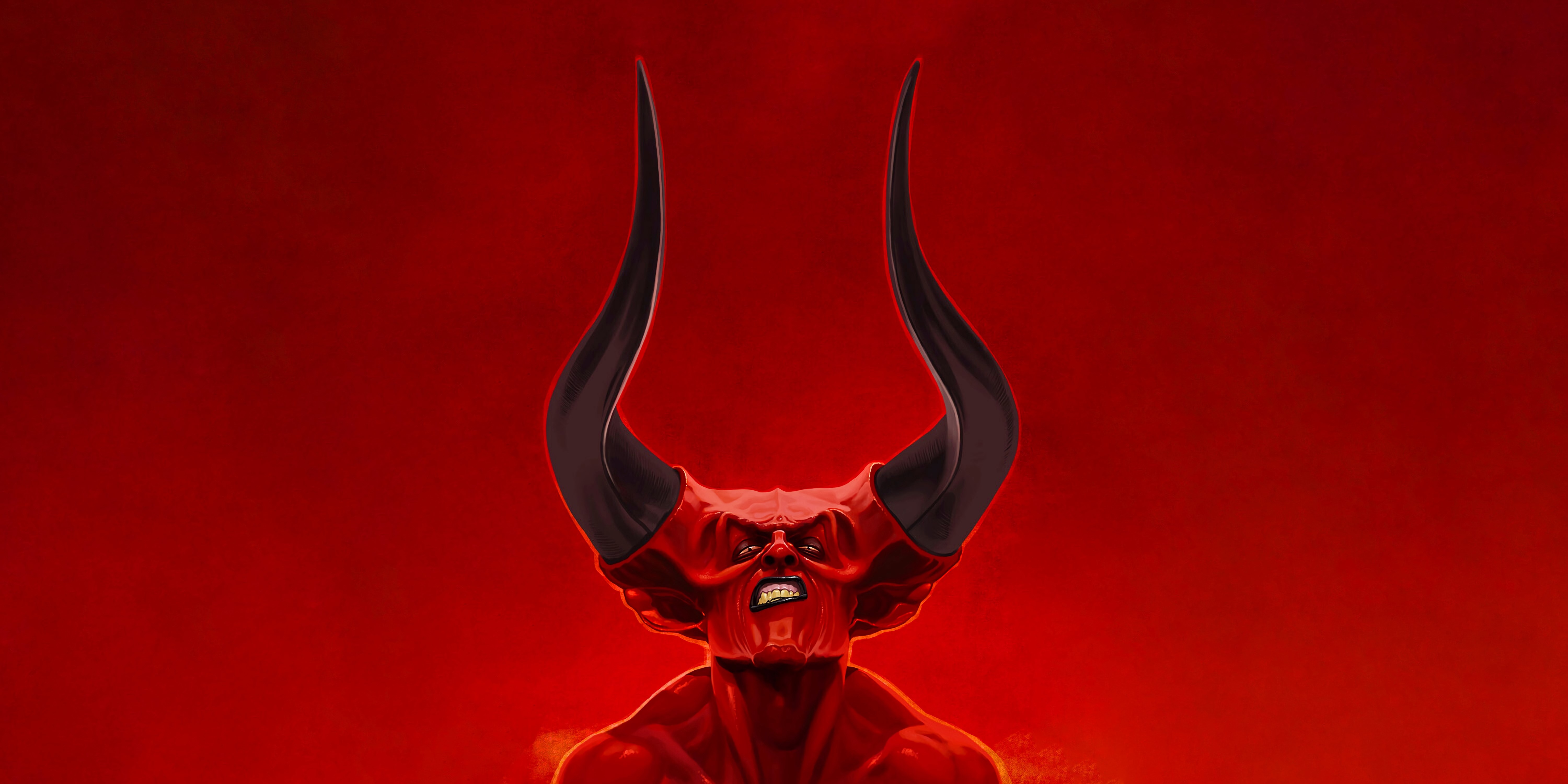 demon, supervillain, artist, artwork, digital art, hd, 4k, 5k, HD Wallpaper