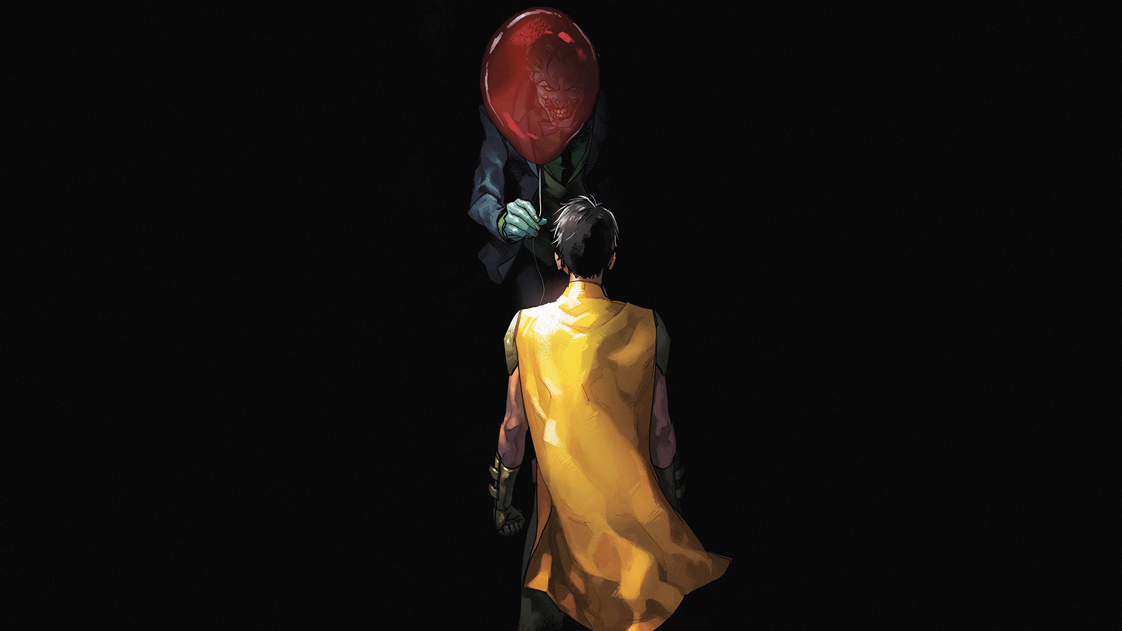 joker, robin, it, superheroes, artist, artwork, digital art, hd, 4k, HD Wallpaper