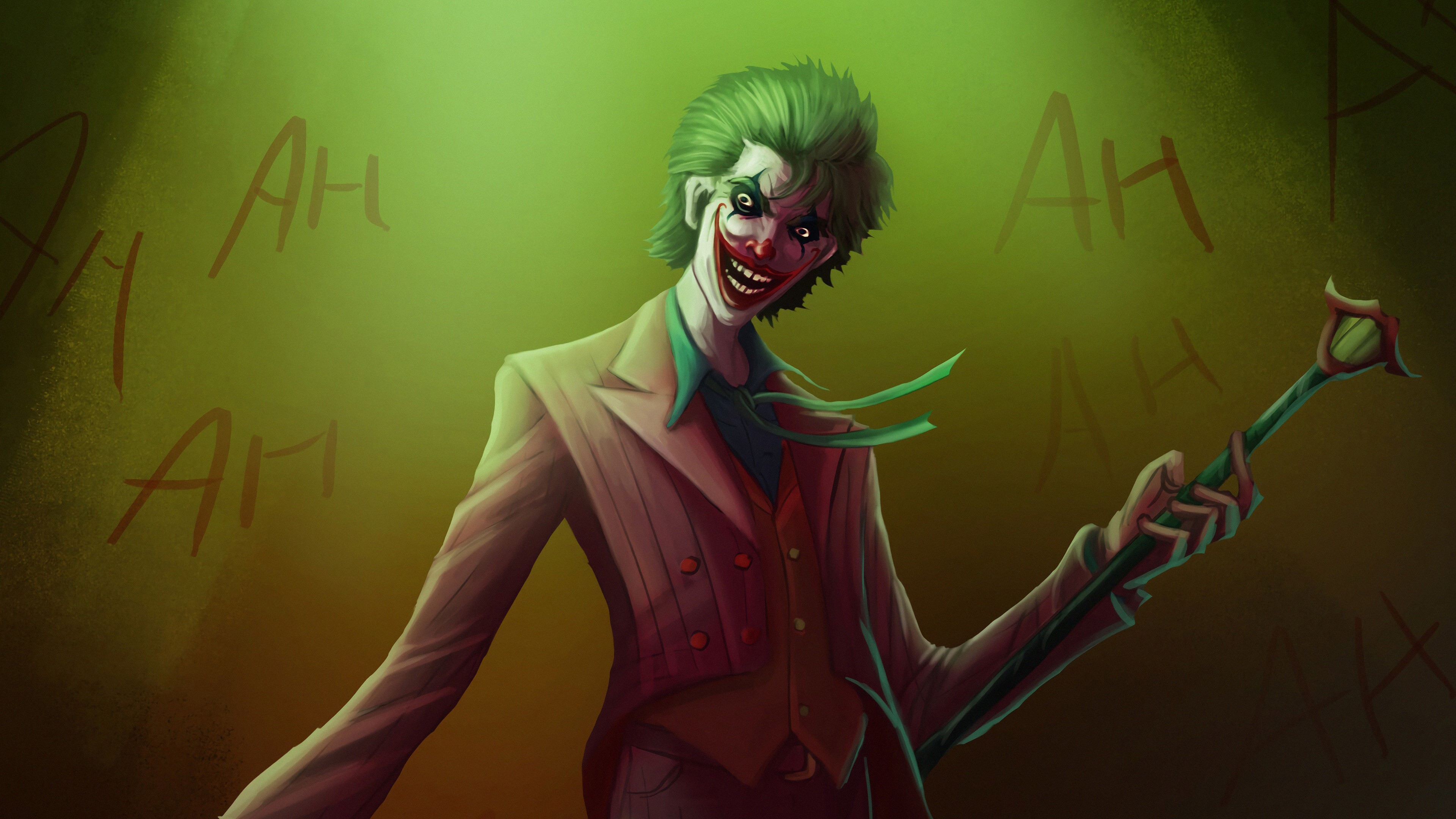 joker, hd, 4k, superheroes, dc comics, artstation, HD Wallpaper