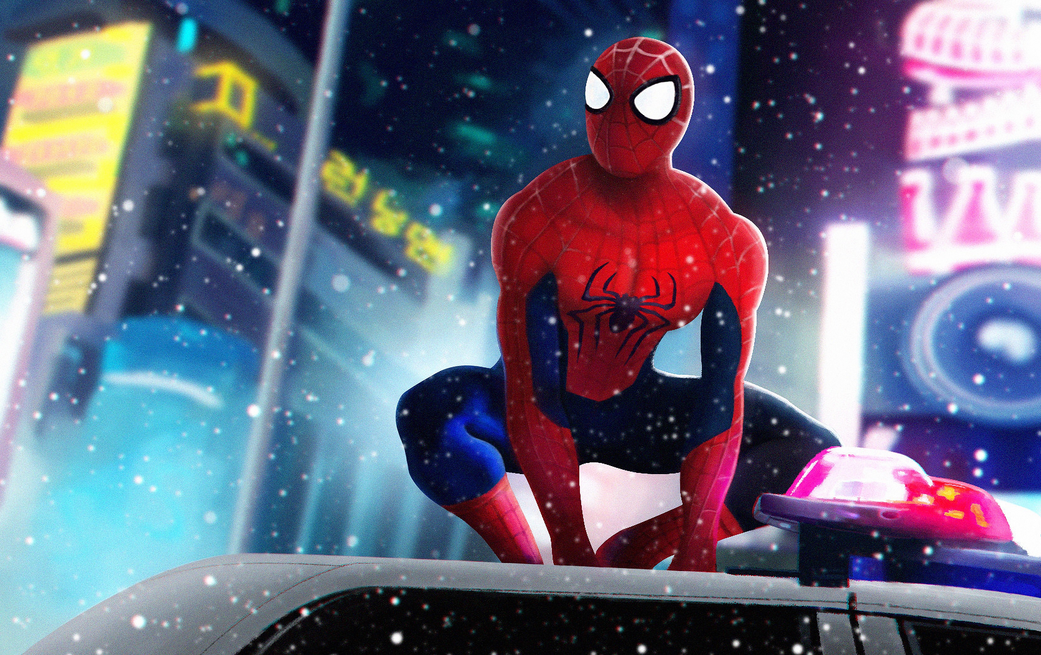 spiderman, hd, 4k, superheroes, artwork, digital art, art, artstation, HD Wallpaper