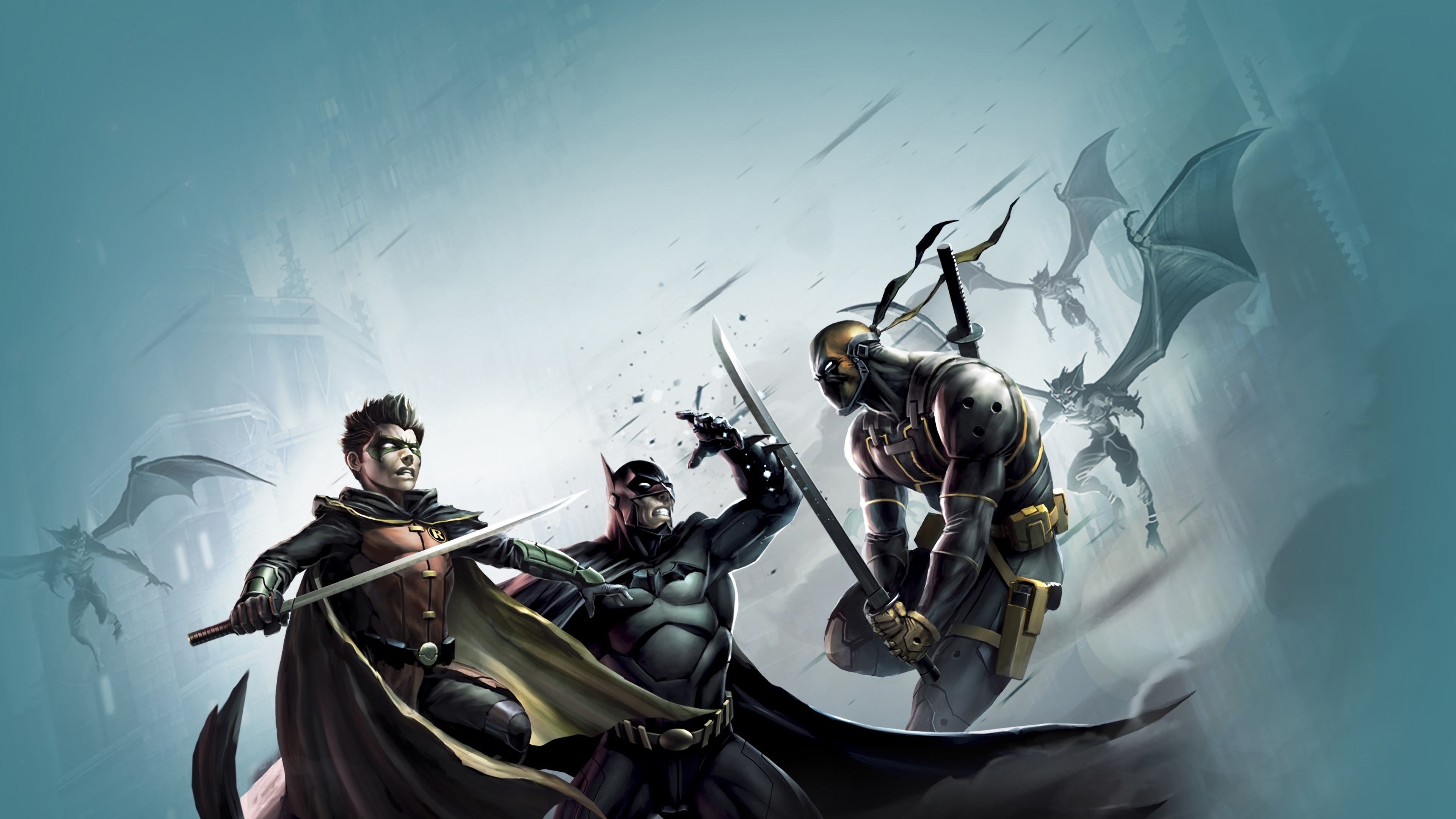batman, robin, superheroes, hd, 4k, HD Wallpaper