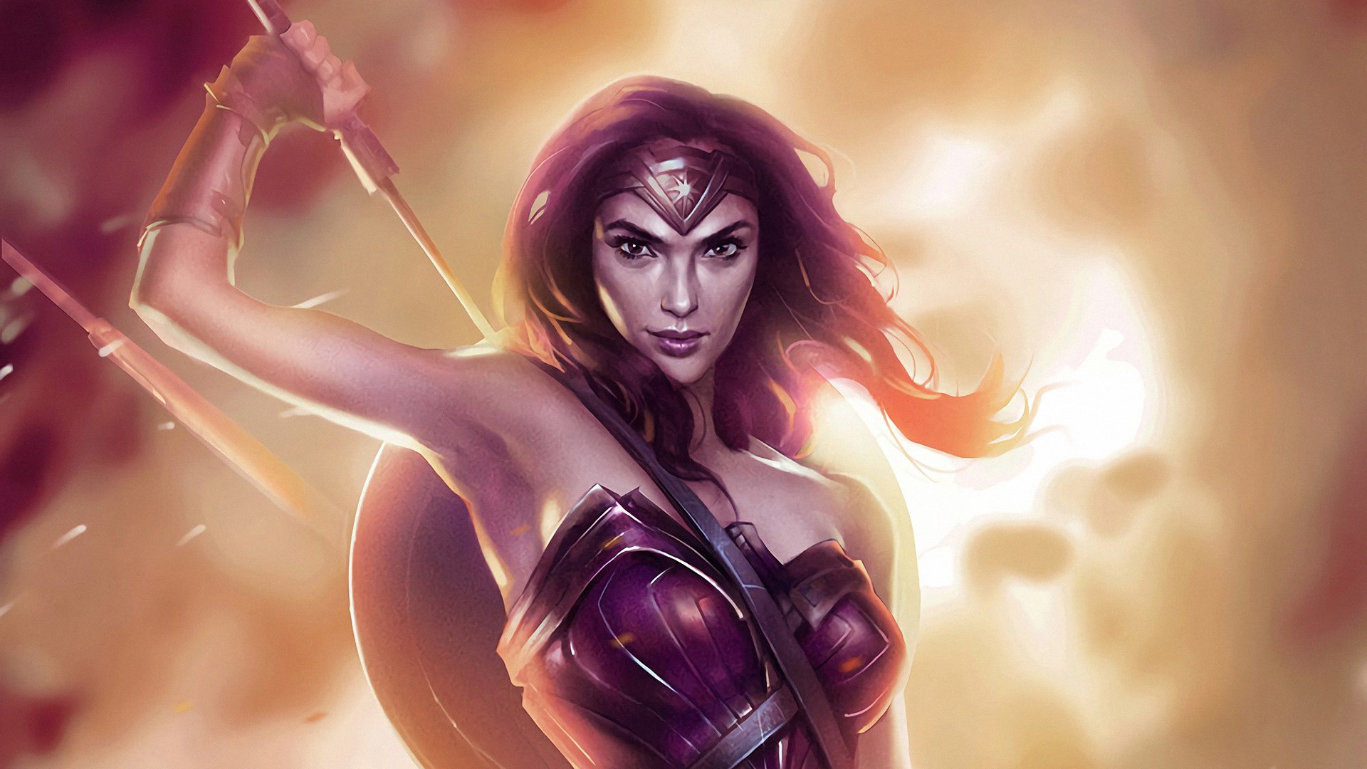 wonder woman, hd, superheroes, artist, artwork, digital art, artstation, HD Wallpaper