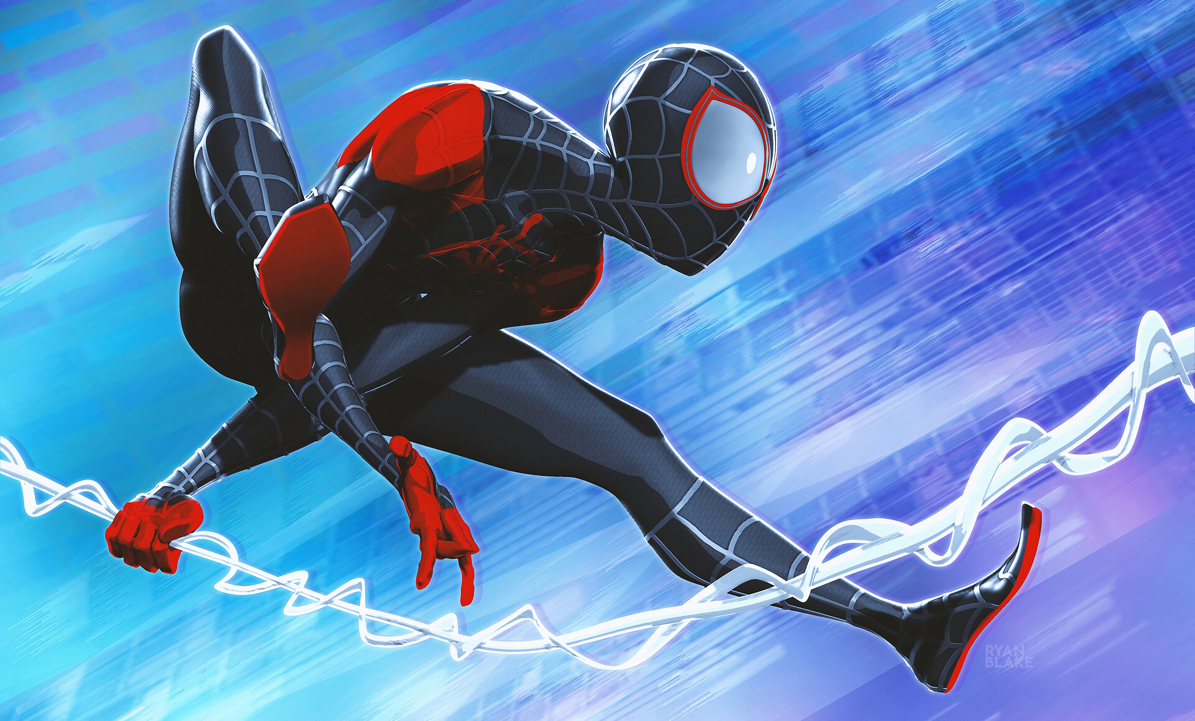 spiderman, hd, 4k, superheroes, artwork, digital art, art, artstation, HD Wallpaper
