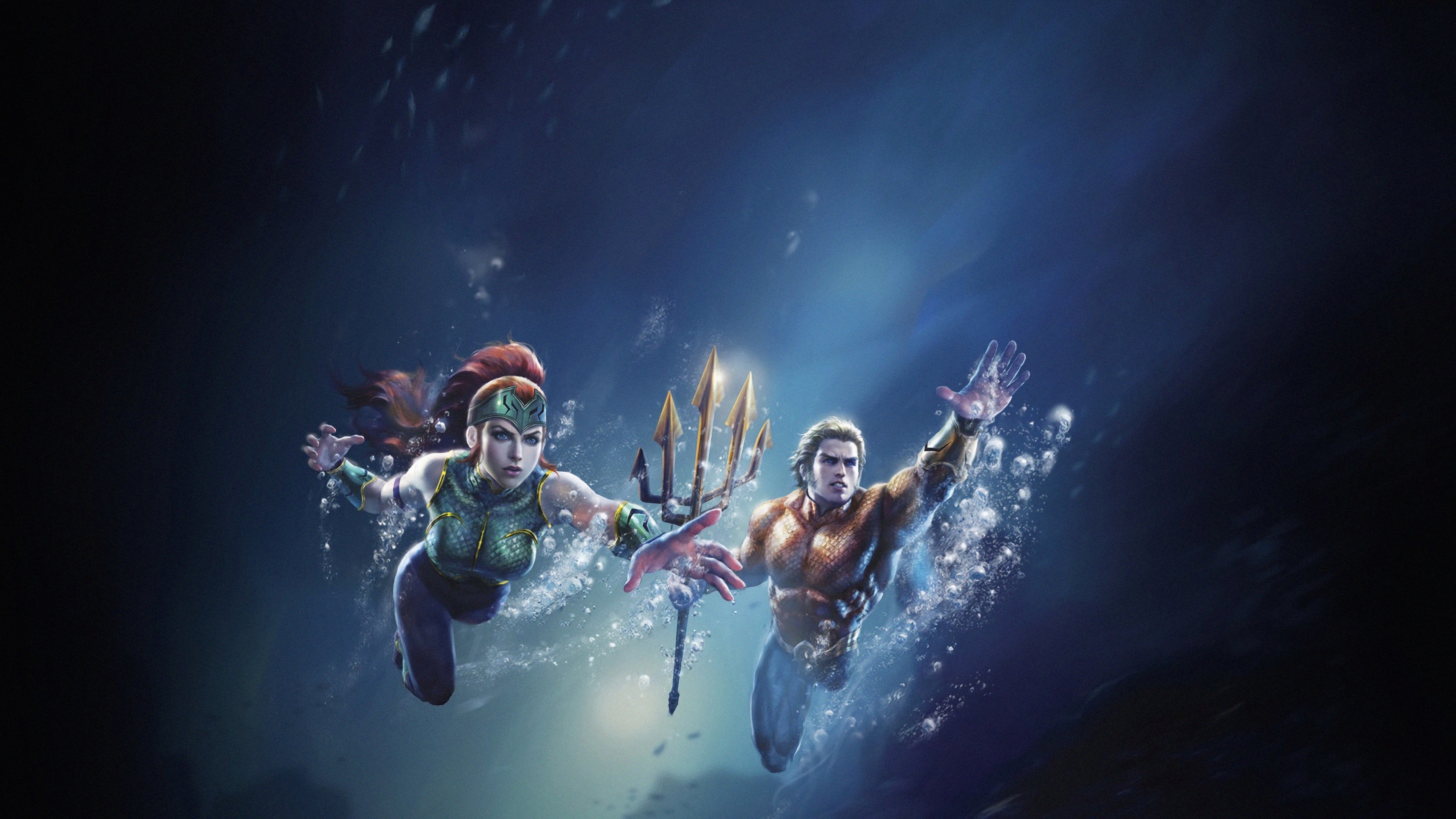 justice league, aquaman, mera, superheroes, hd, 4k, HD Wallpaper