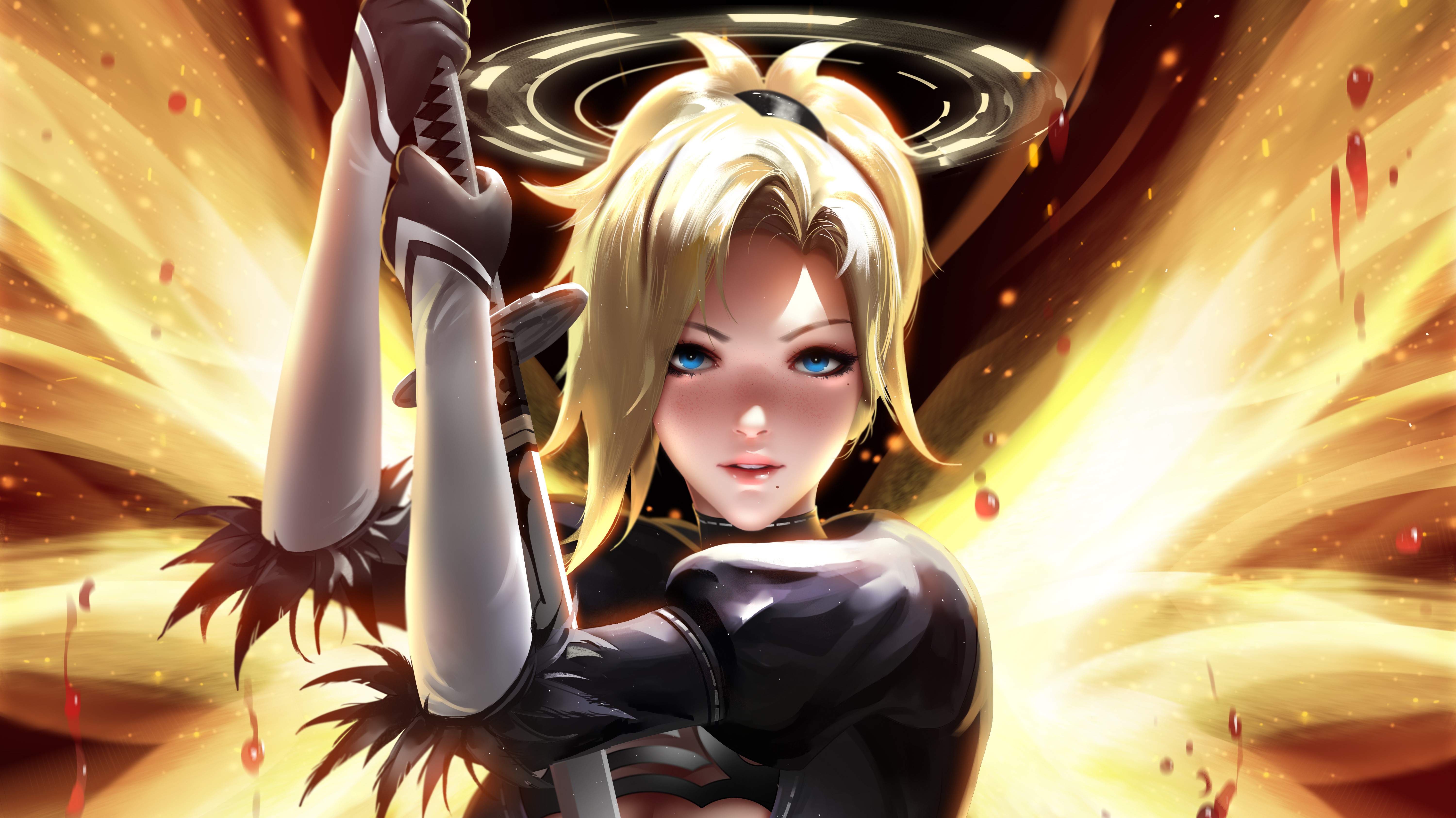 mercy overwatch, overwatch, games, xbox games, ps games, pc games, hd, fantasy girls, 4k, 5k, HD Wallpaper