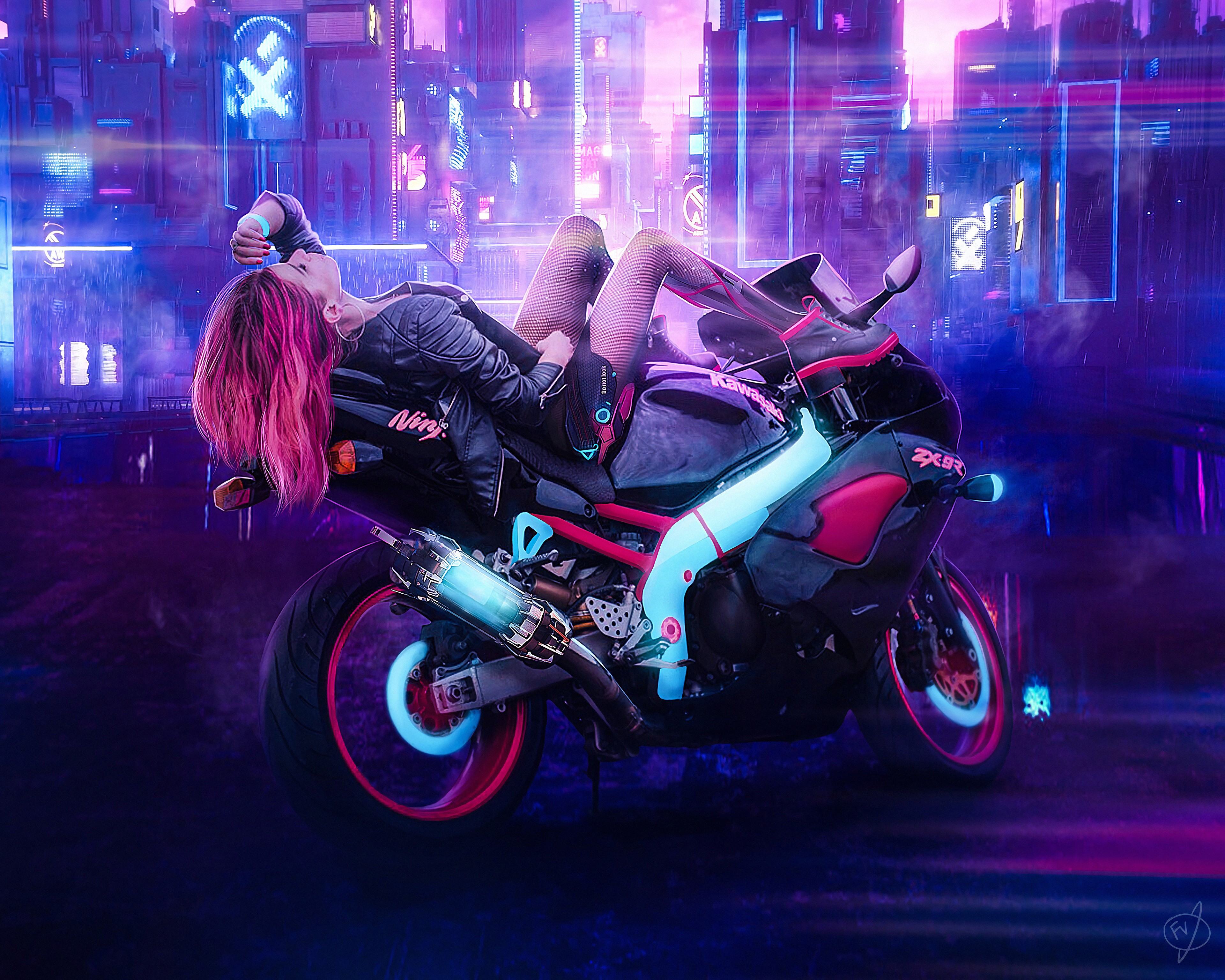 cyberpunk, hd, 4k, artwork, artist, artstation, HD Wallpaper