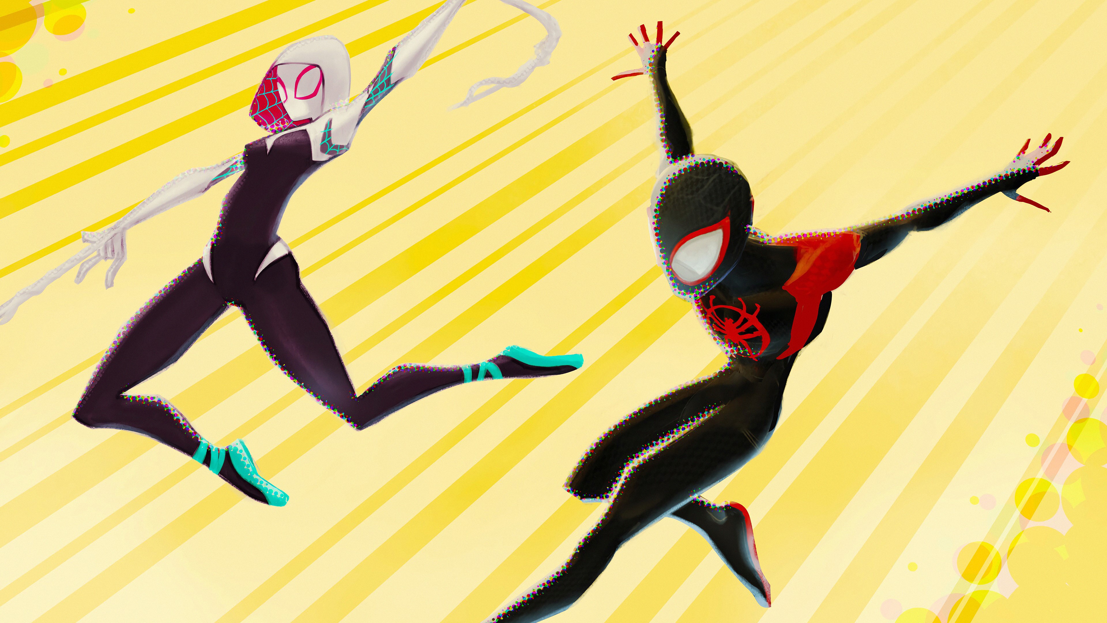 spiderman, hd, 4k, superheroes, artwork, digital art, art, artstation, gwen stacy, HD Wallpaper