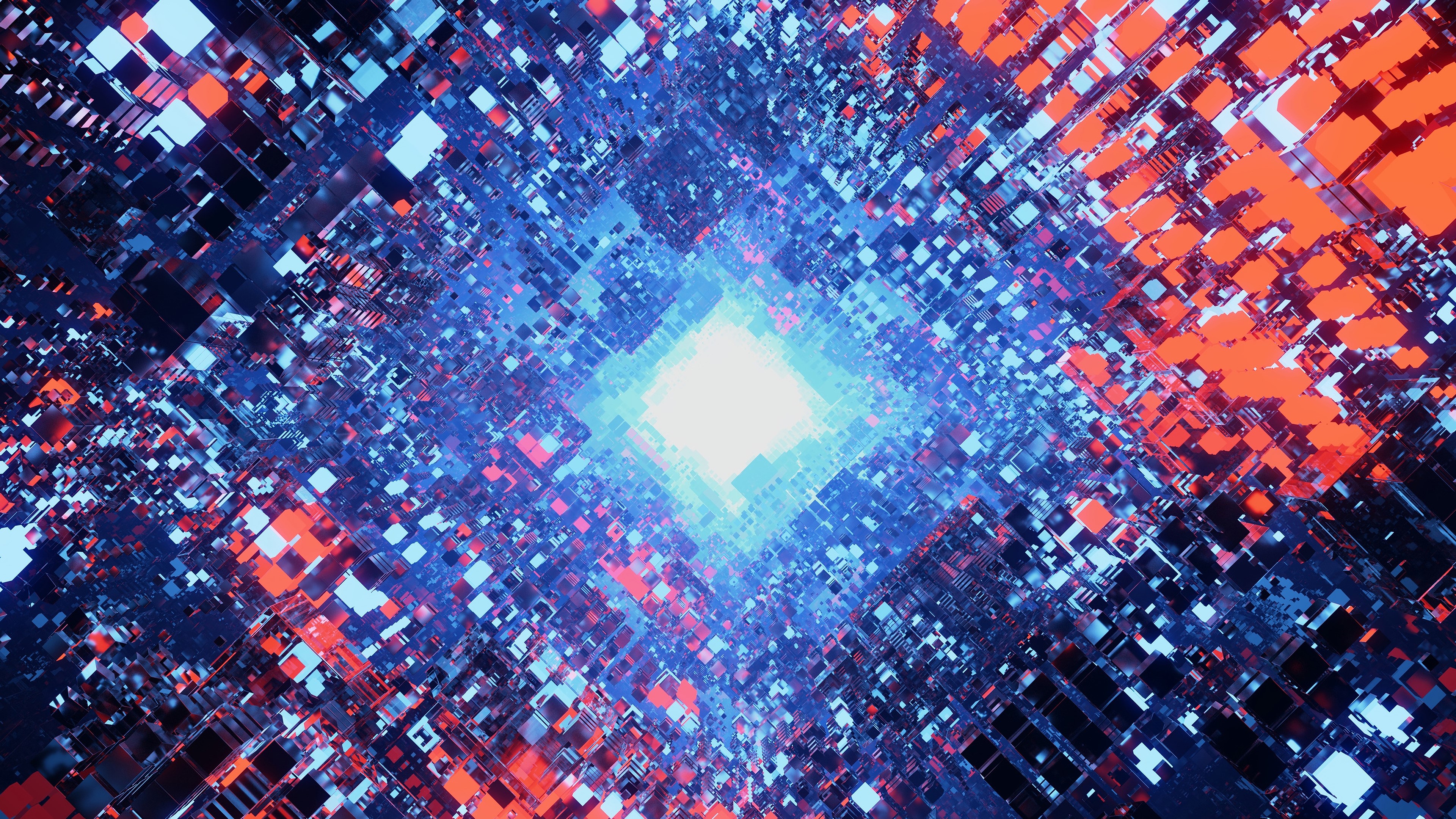 abstract, digital art, hd, 4k, HD Wallpaper