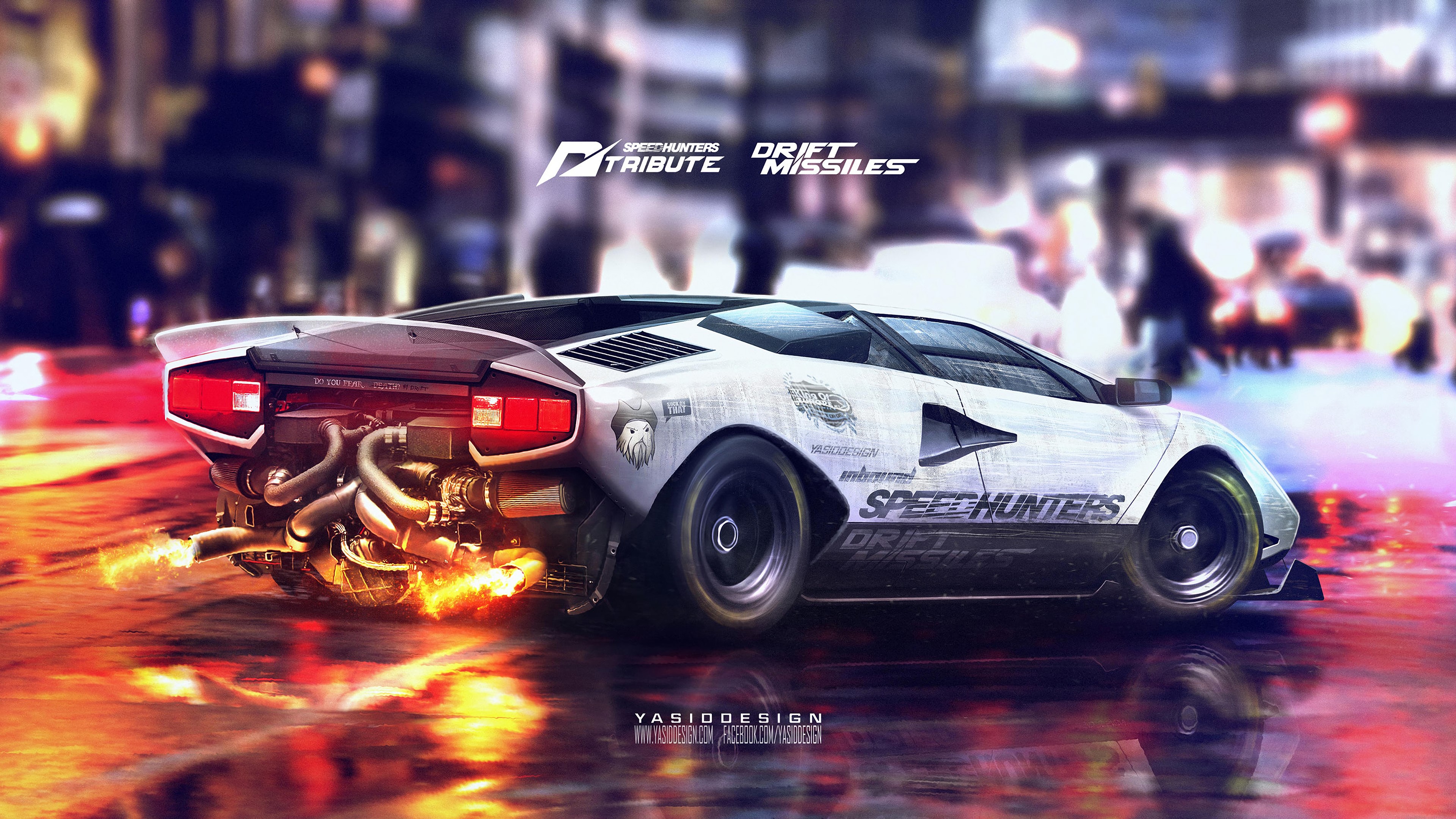 lamborghini countach, lamborghini, cars, hd, 4k, deviantart, HD Wallpaper