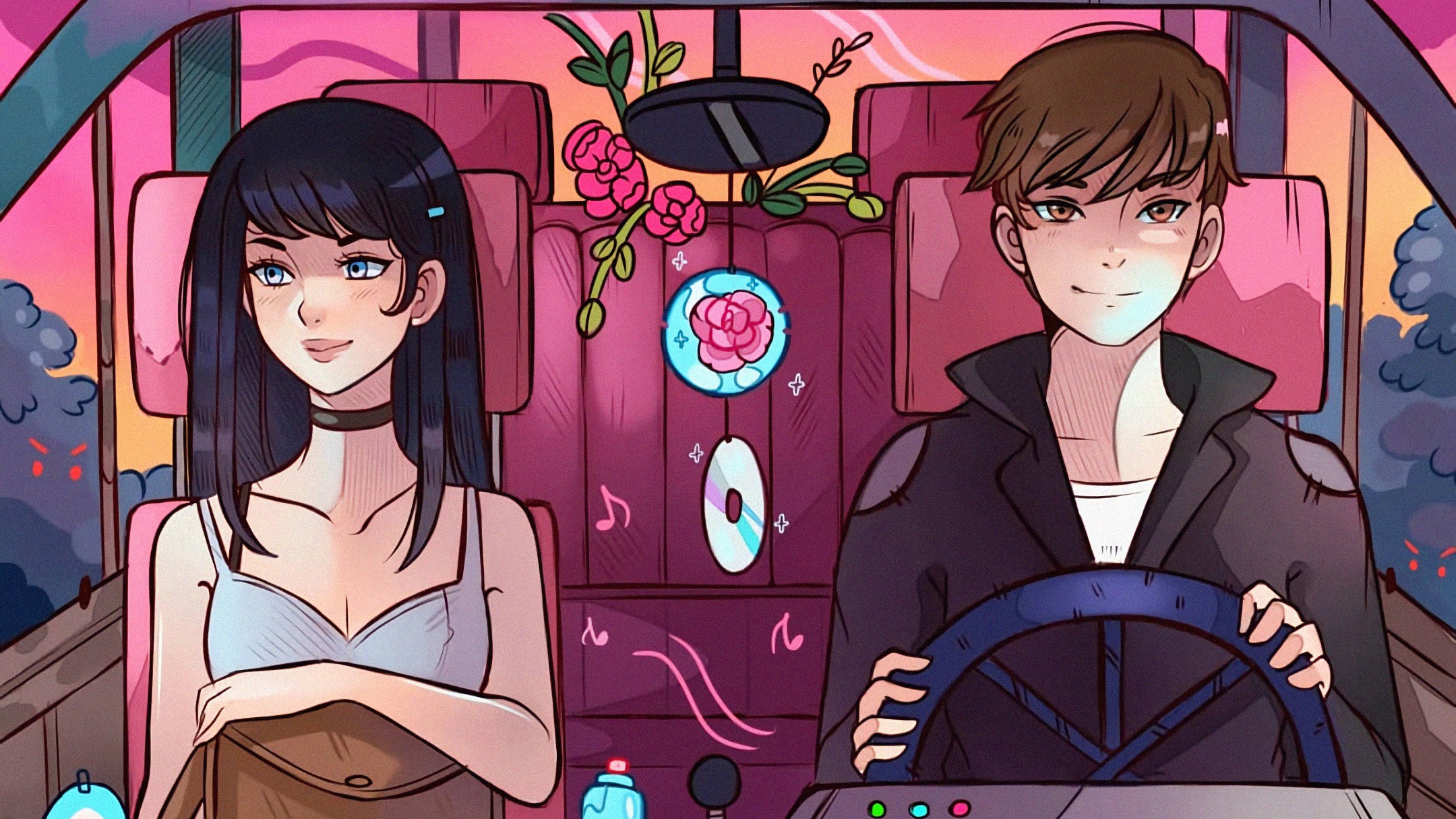 love, couple, artist, artwork, digital art, hd, deviantart, HD Wallpaper