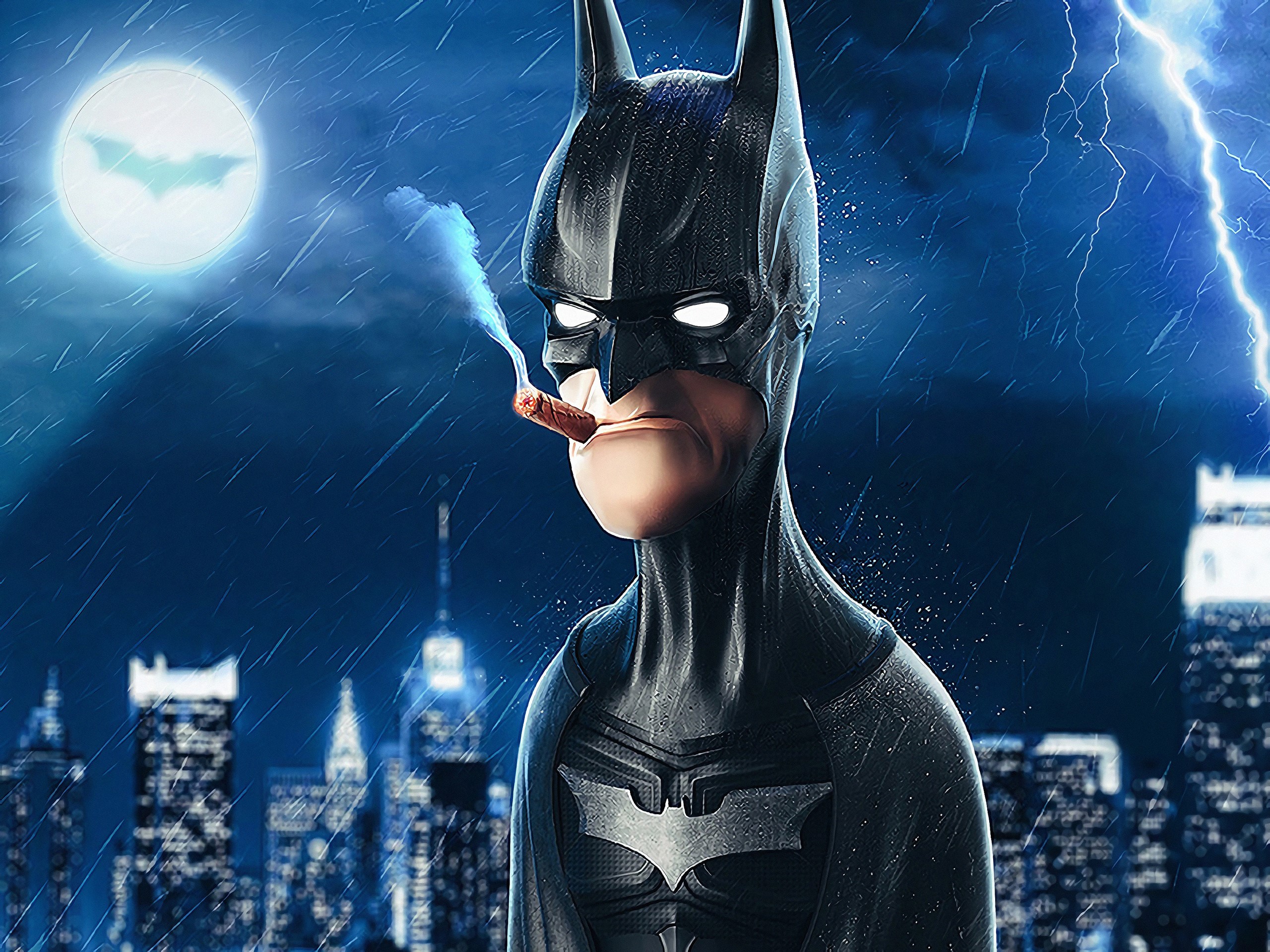 batman, hd, superheroes, digital art, artwork, HD Wallpaper
