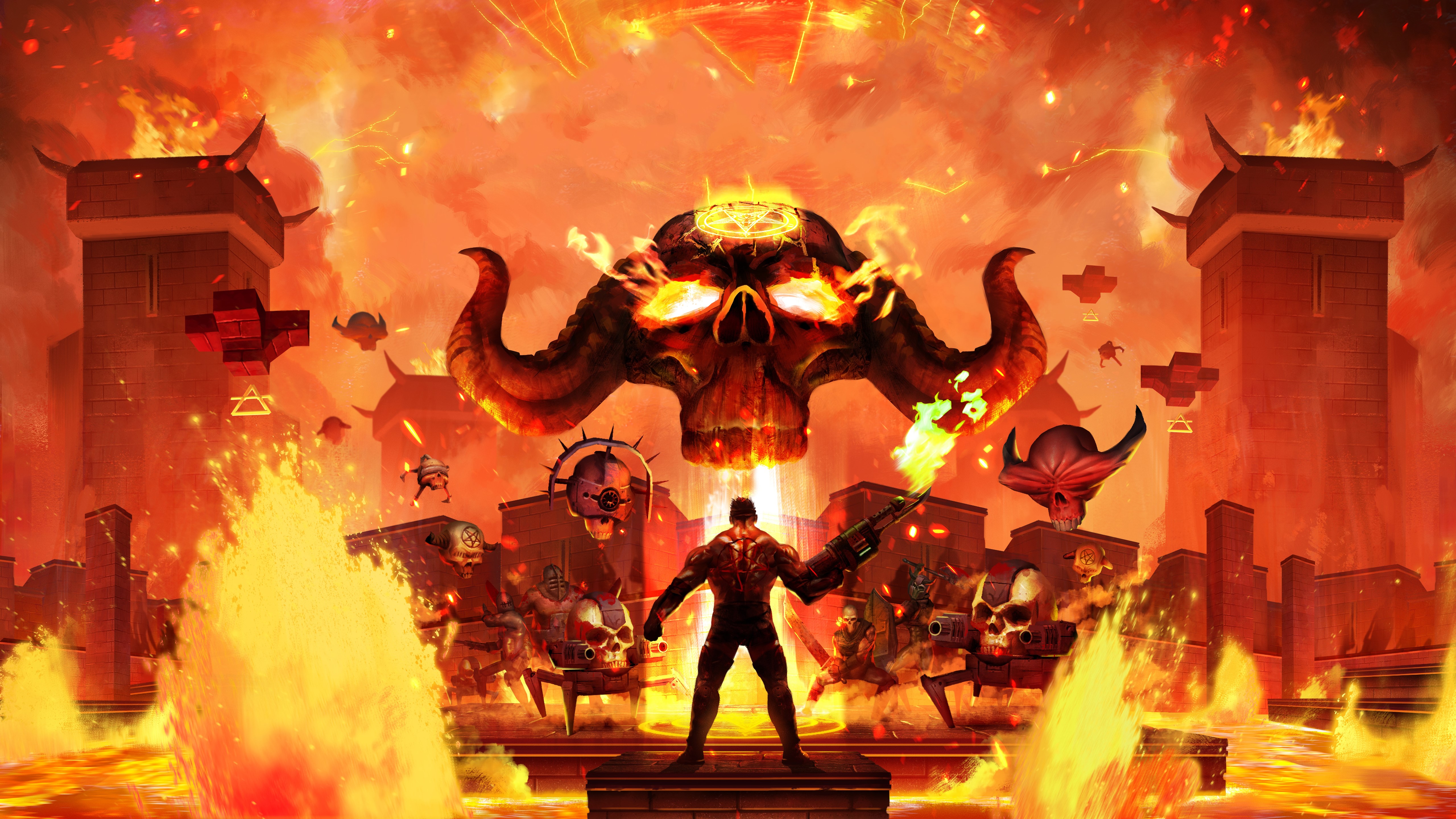 demon pit, 2019 games, ps games, games, hd, 4k, HD Wallpaper