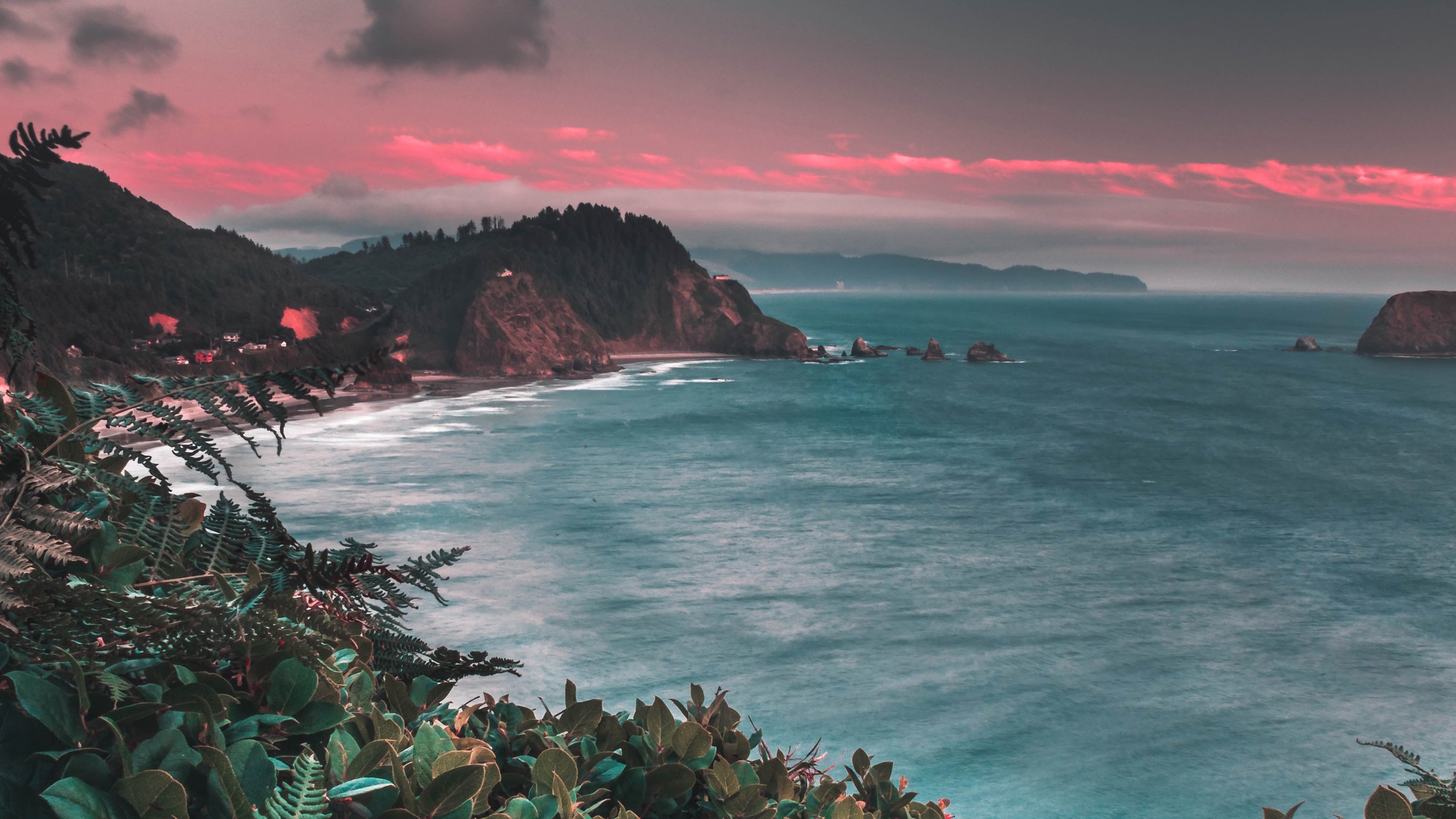 landscape, nature, hd, 4k, ocean, HD Wallpaper