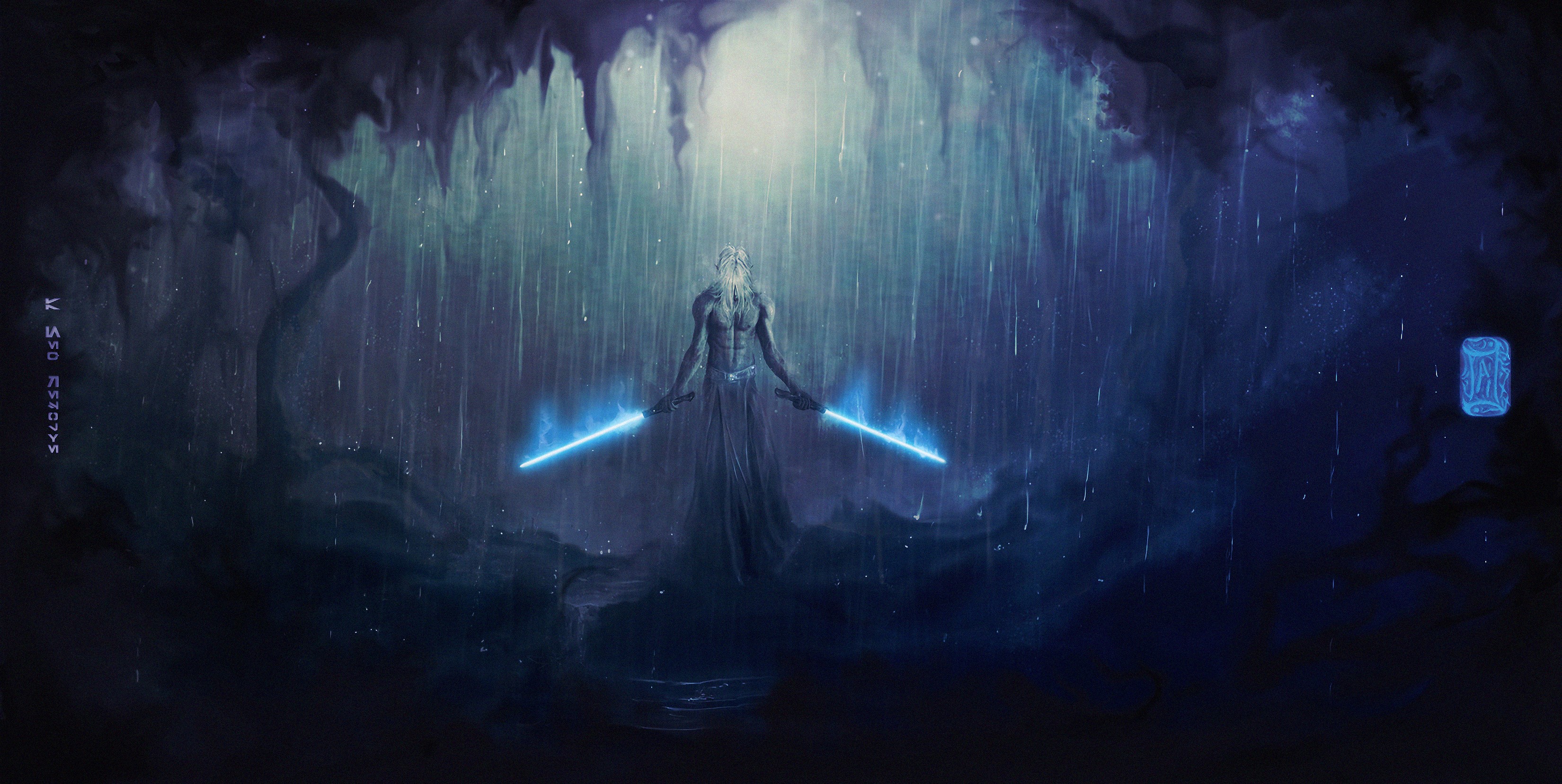 warrior, sword, artist, artwork, digital art, hd, deviantart, HD Wallpaper