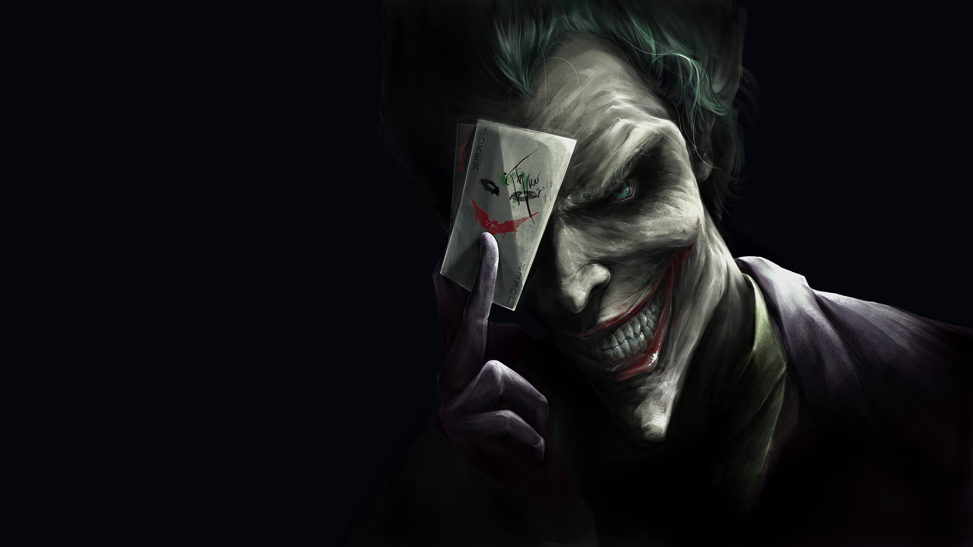 joker, hd, superheroes, supervillain, artwork, pixiv, HD Wallpaper