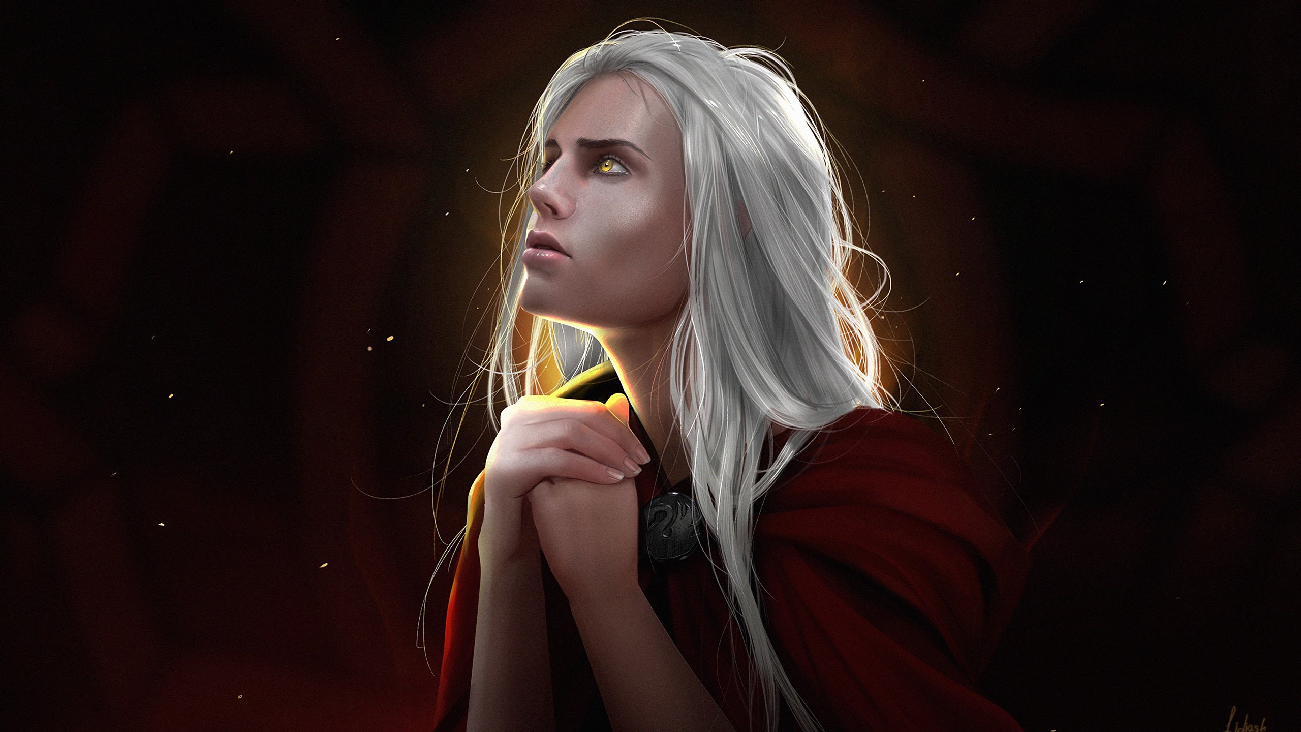 portrait, artist, artwork, digital art, hd, deviantart, HD Wallpaper