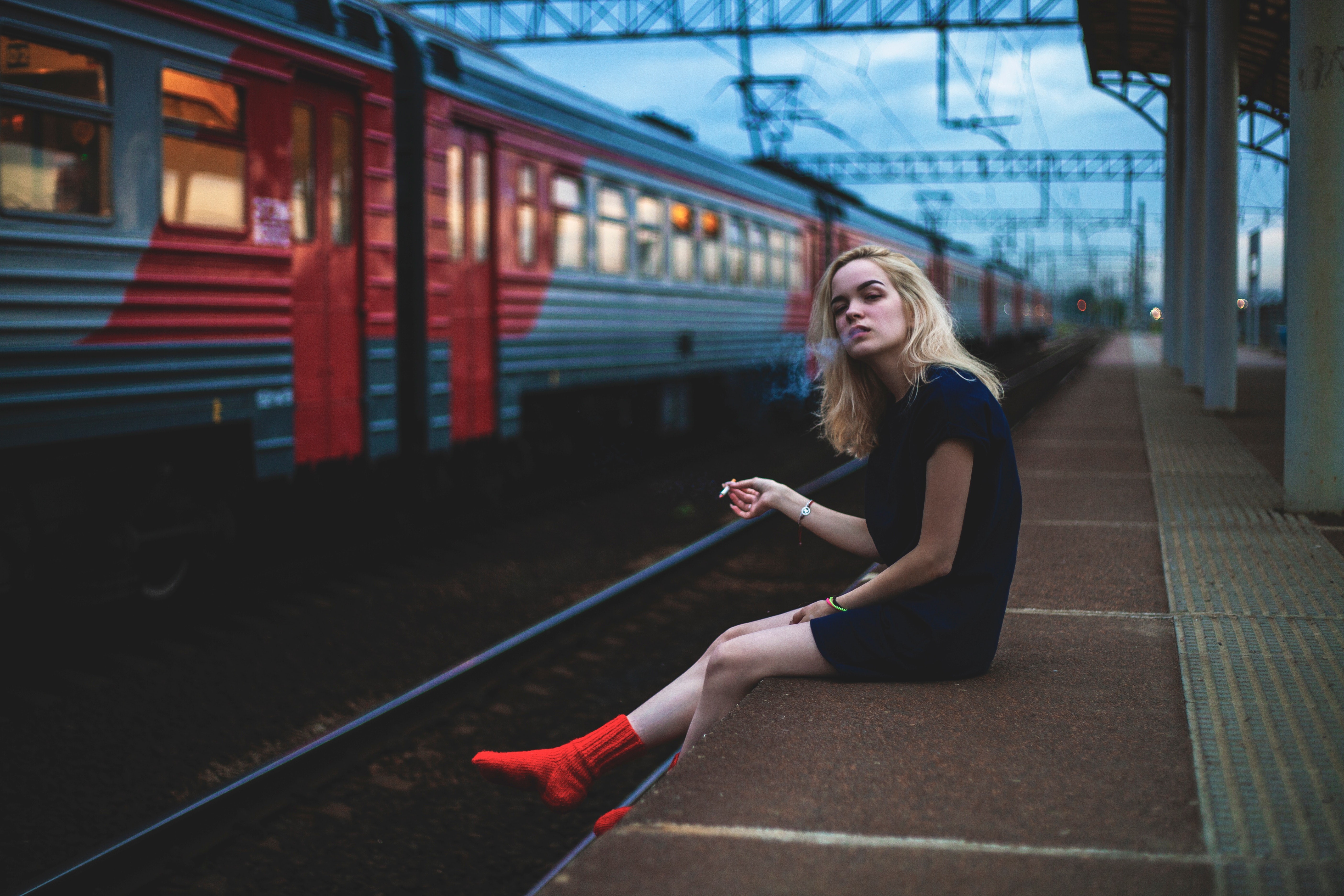 girls, smoking, model, hd, 4k, 5k, HD Wallpaper
