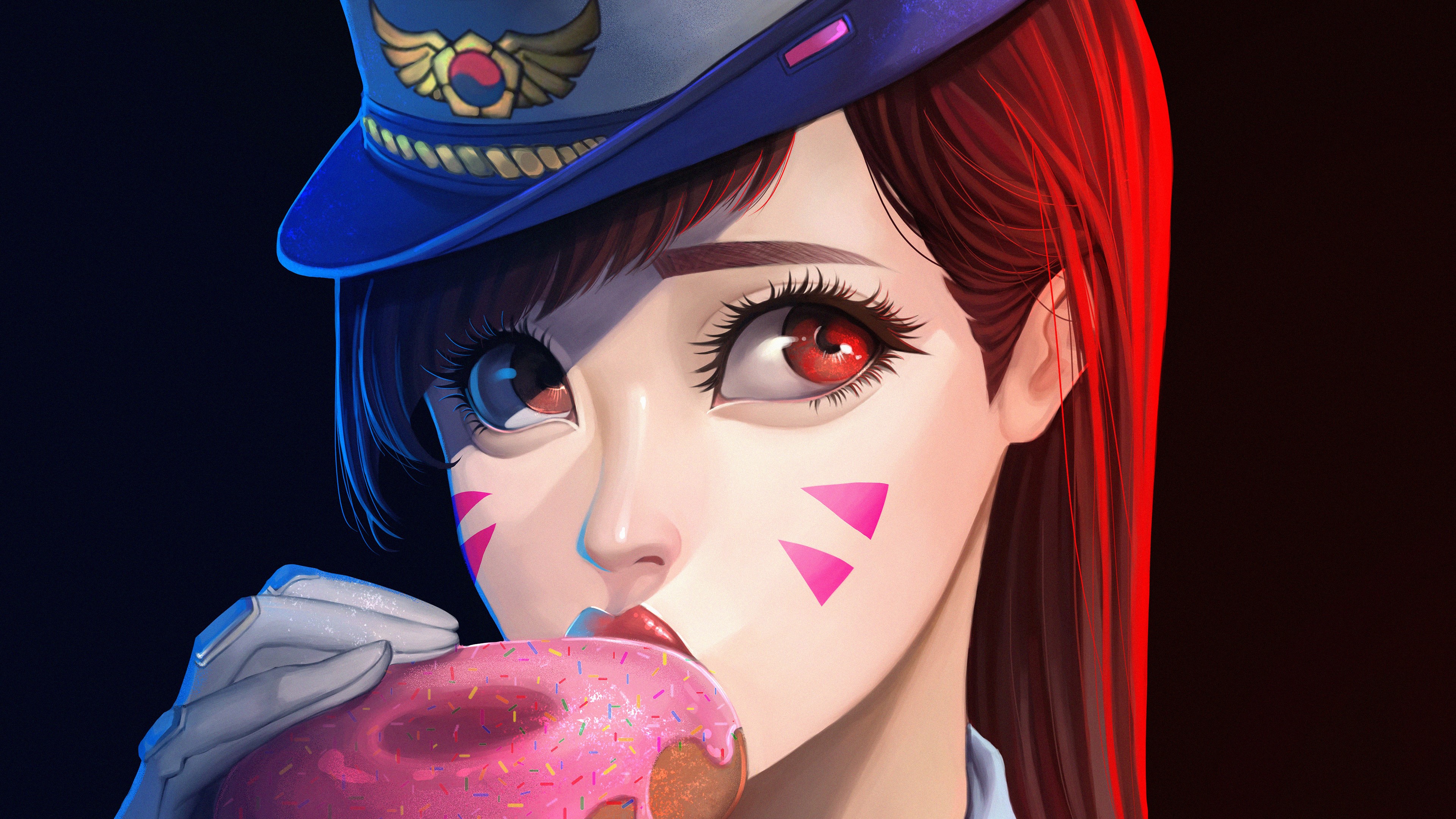 dva overwatch, overwatch, games, hd, artwork, artist, digital art, deviantart, 4k, HD Wallpaper