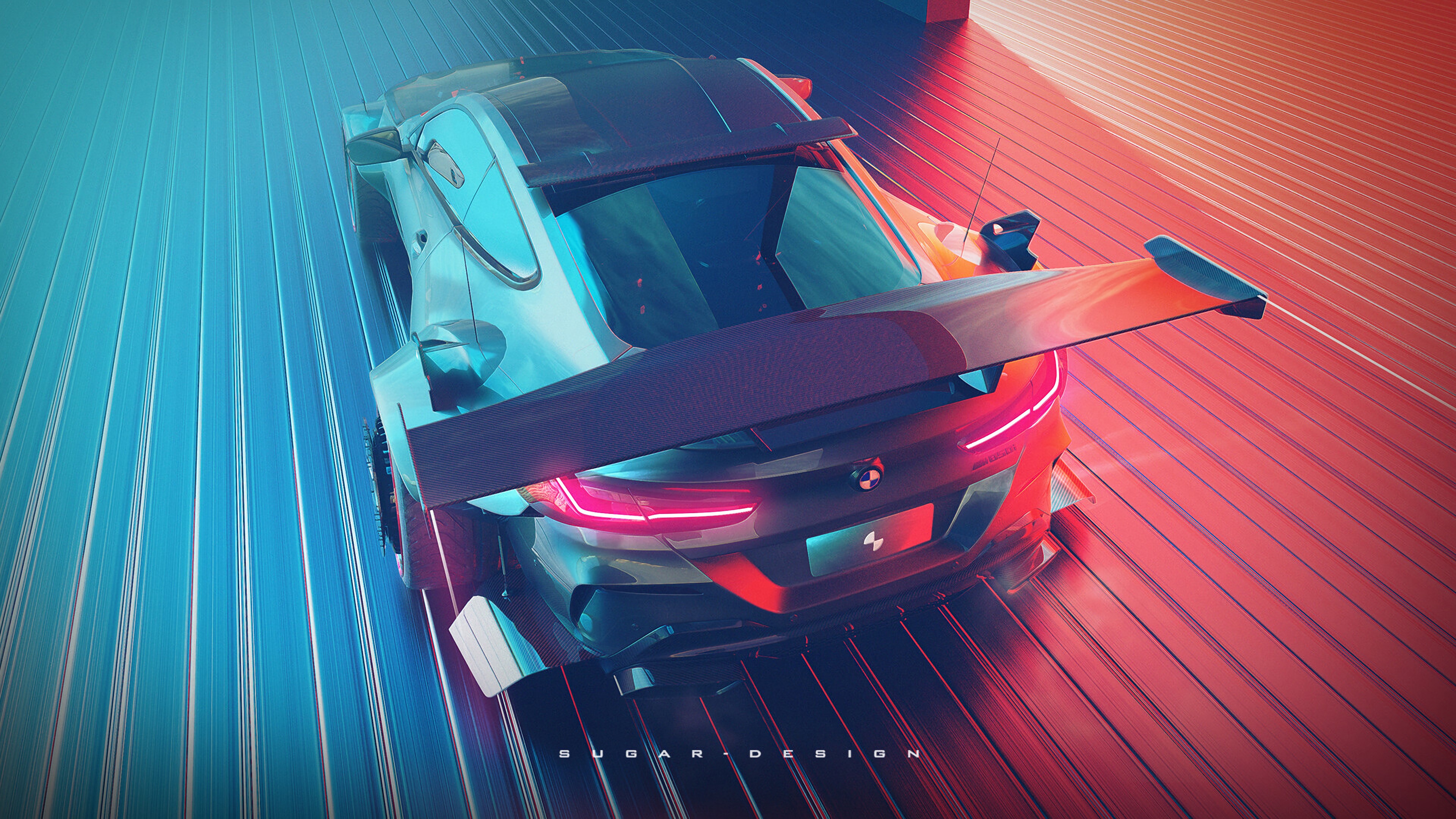 bmw, cars, artist, artwork, digital art, hd, 4k, artstation, HD Wallpaper
