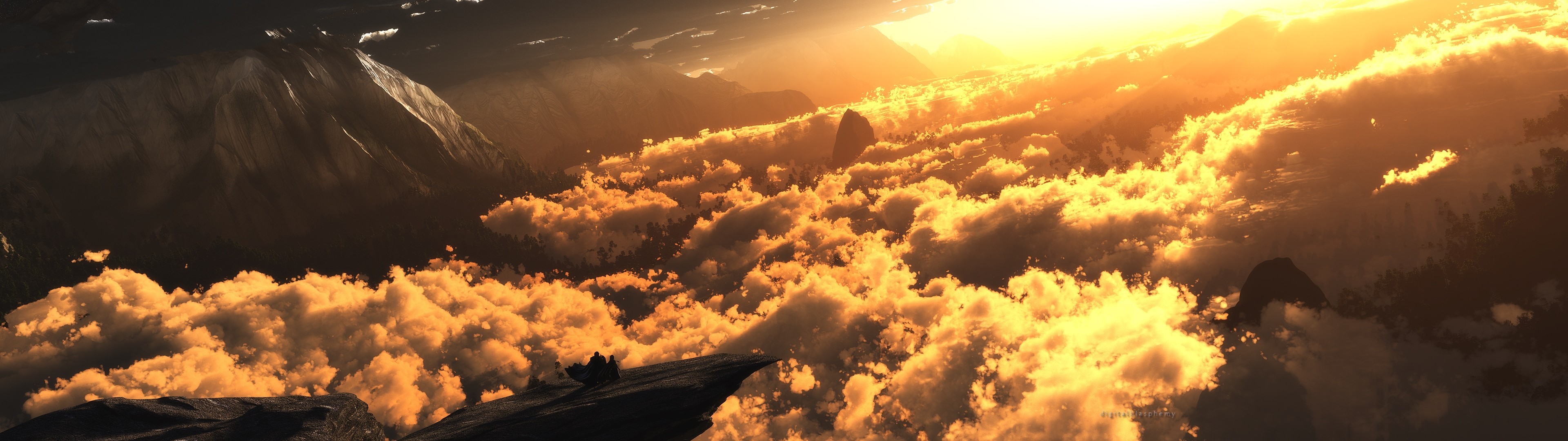 clouds, artist, artwork, digital art, hd, 4k, HD Wallpaper