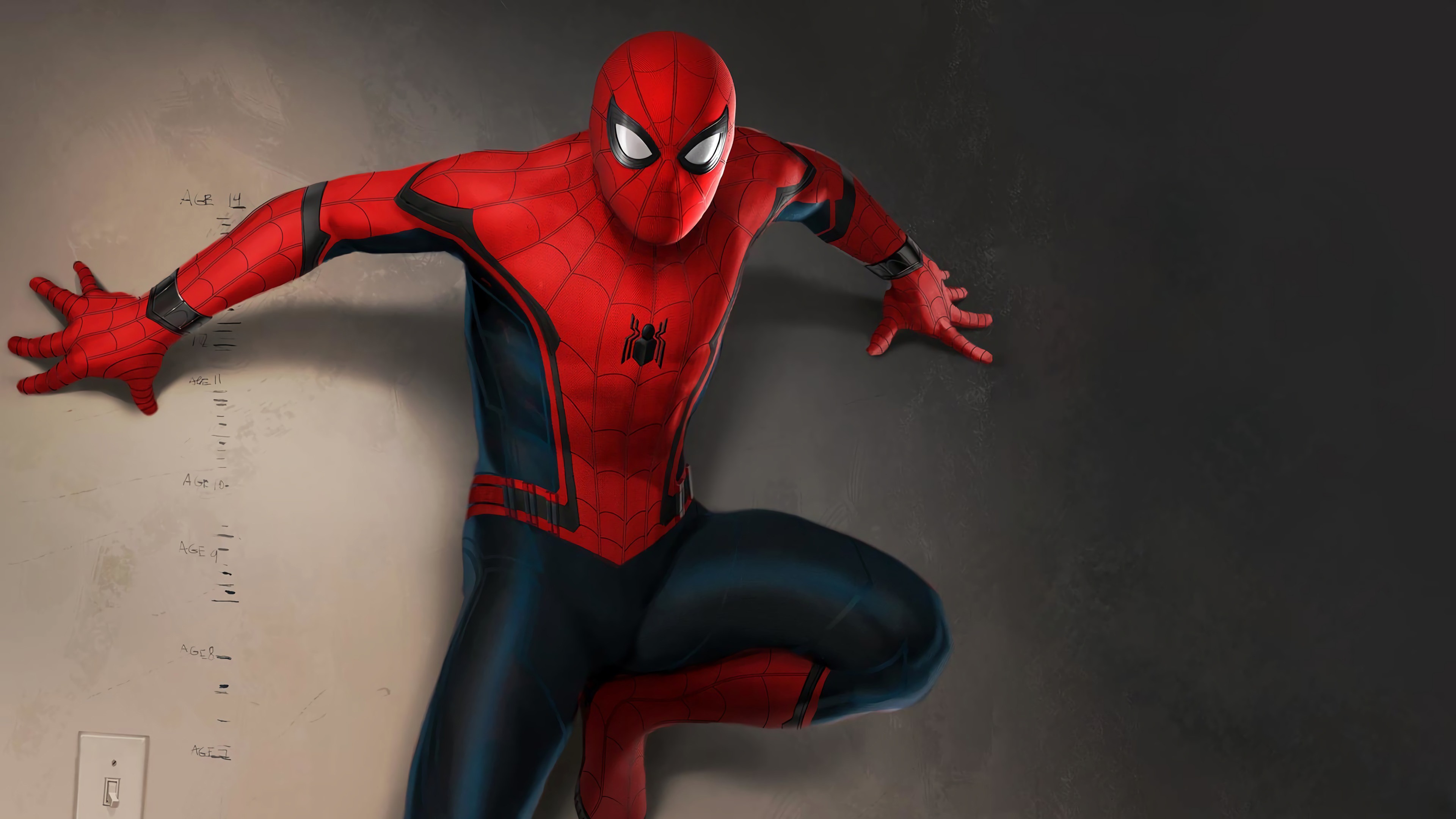 spiderman, hd, 4k, superheroes, artwork, digital art, art, artstation, HD Wallpaper